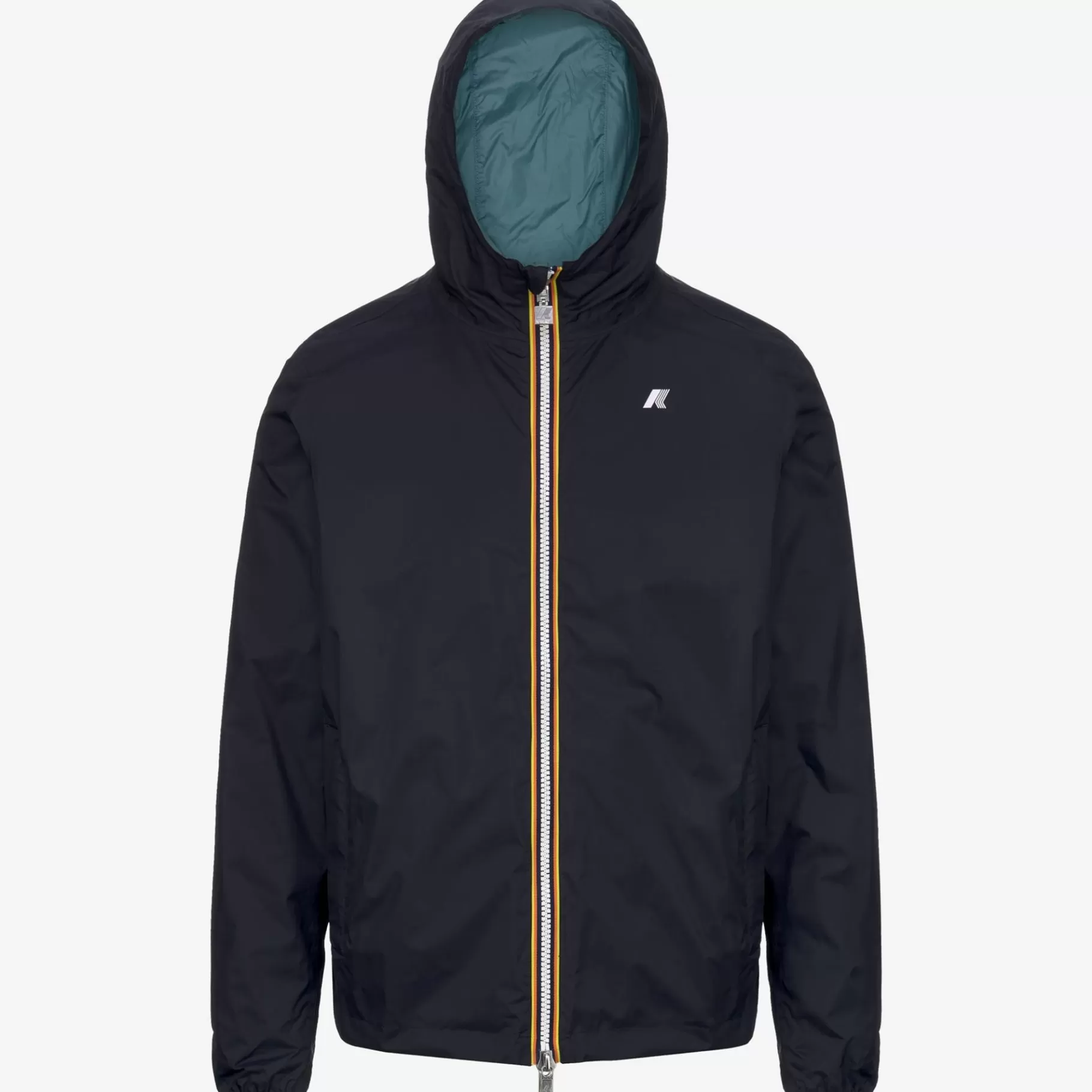 Short Jackets*K-WAY Jake Plus.2 Reversible - Jackets - Short - Man - Blue D-Green P