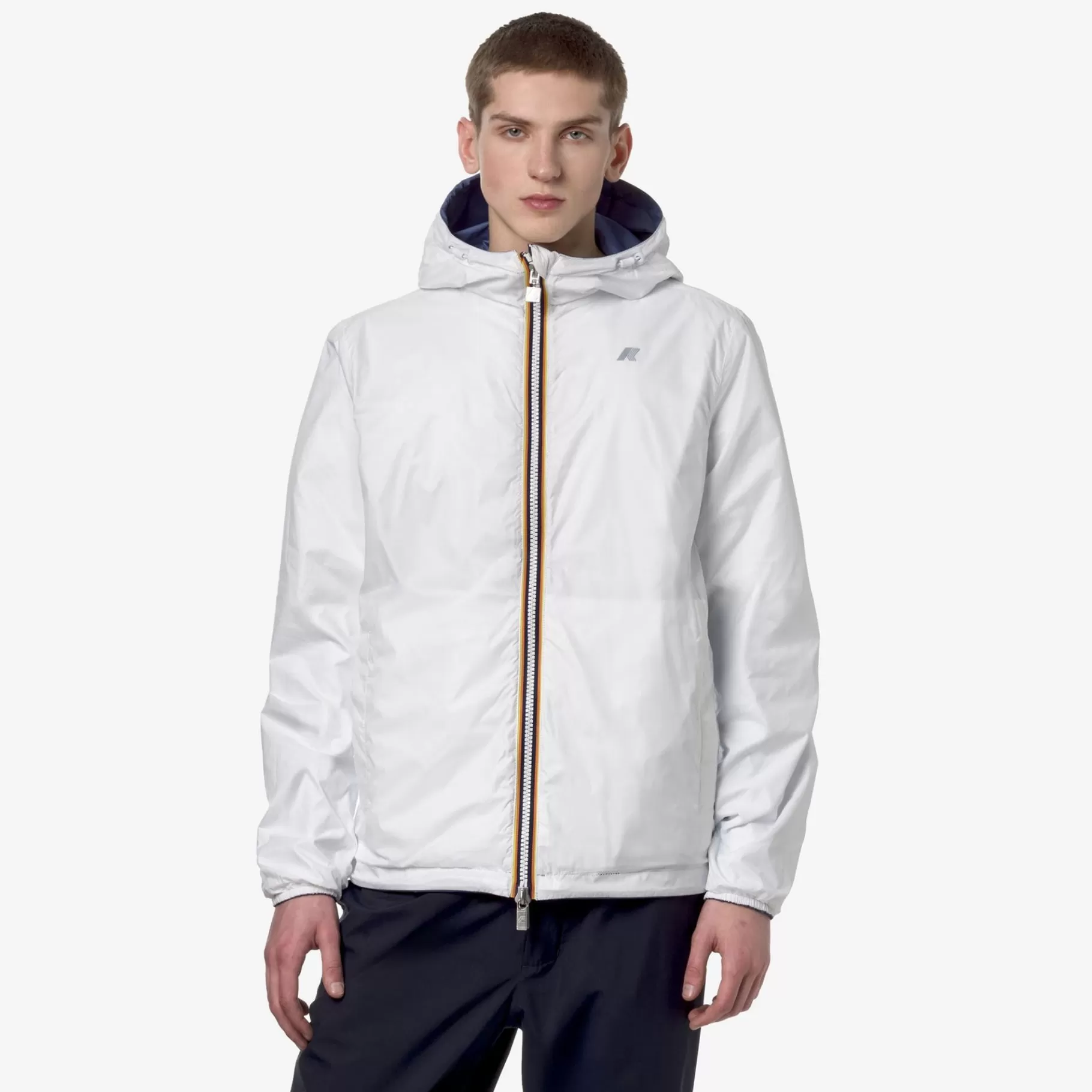 Short Jackets*K-WAY Jake Plus.2 Reversible - Jackets - Short - Man - Blue Fiord