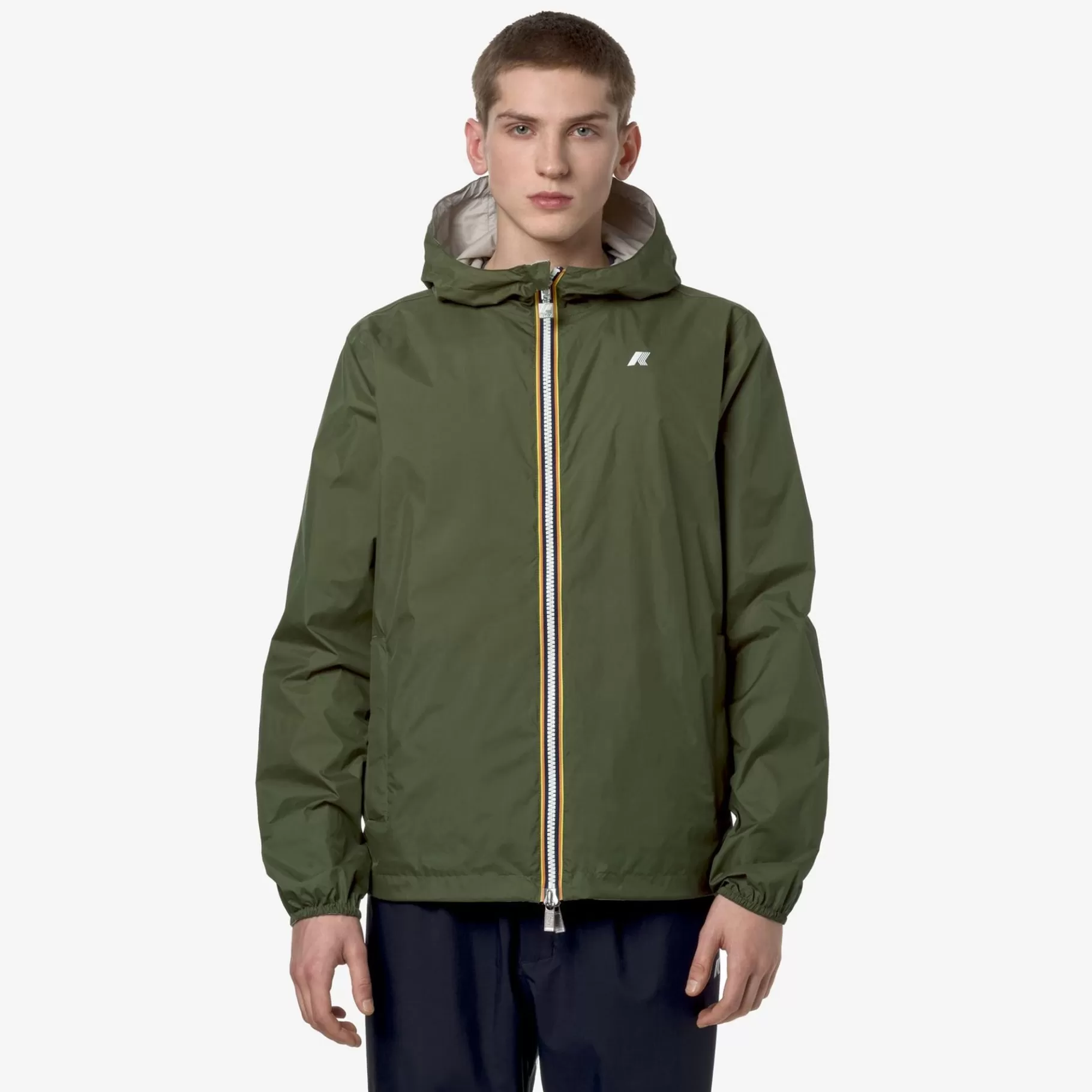 Short Jackets*K-WAY Jake Plus.2 Reversible - Jackets - Short - Man - Green C-Beige L