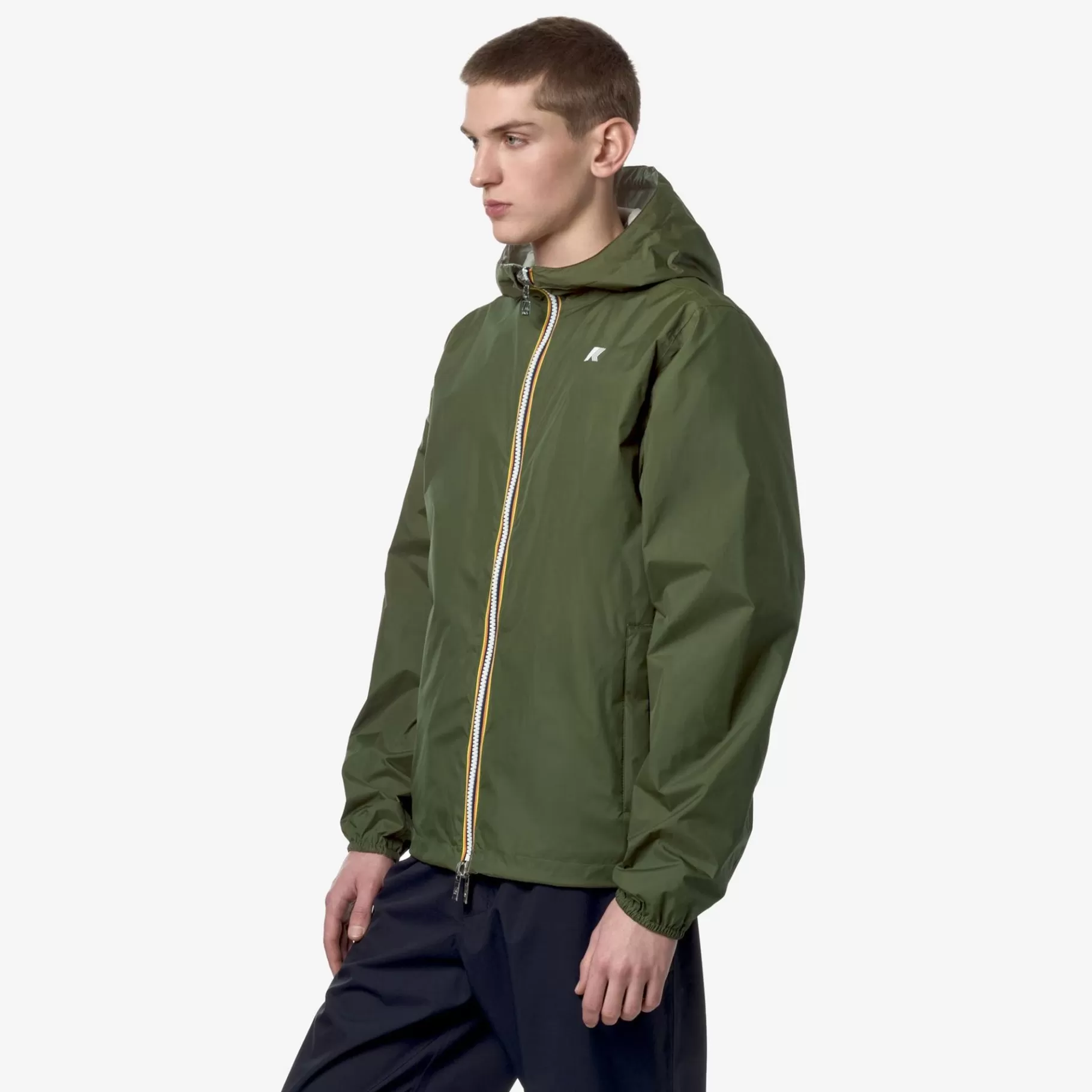 Short Jackets*K-WAY Jake Plus.2 Reversible - Jackets - Short - Man - Green C-Beige L