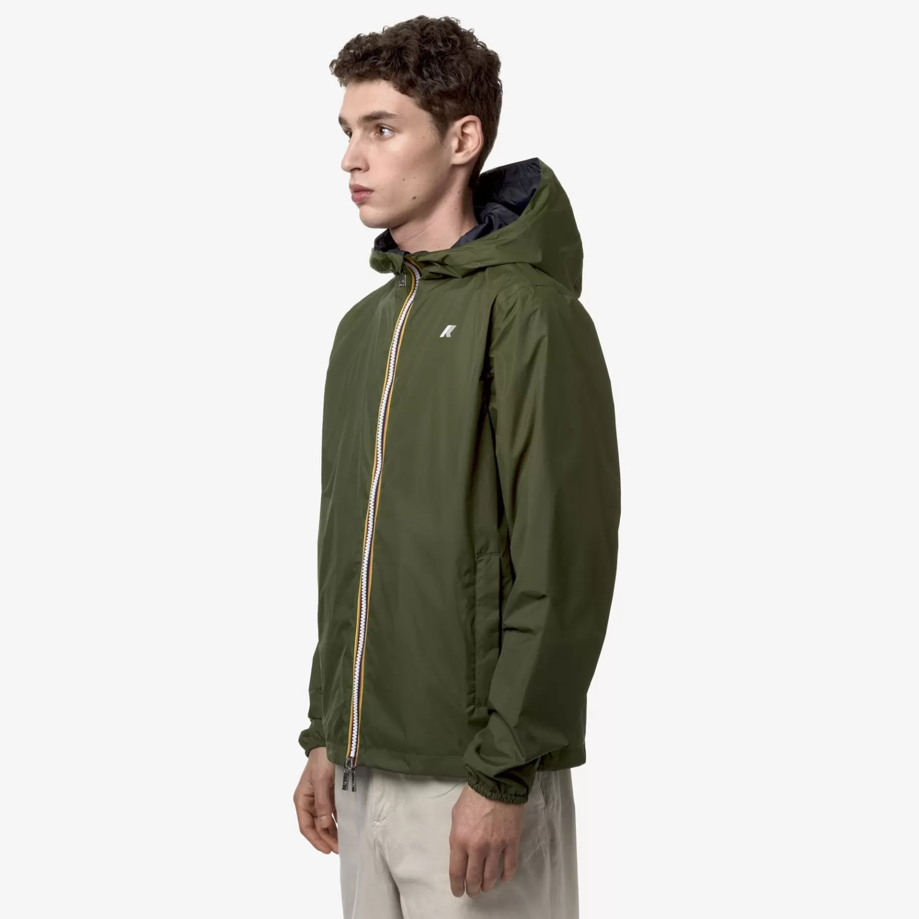 Short Jackets*K-WAY Jake Plus.2 Reversible - Jackets - Short - Man - Green C-Blue D