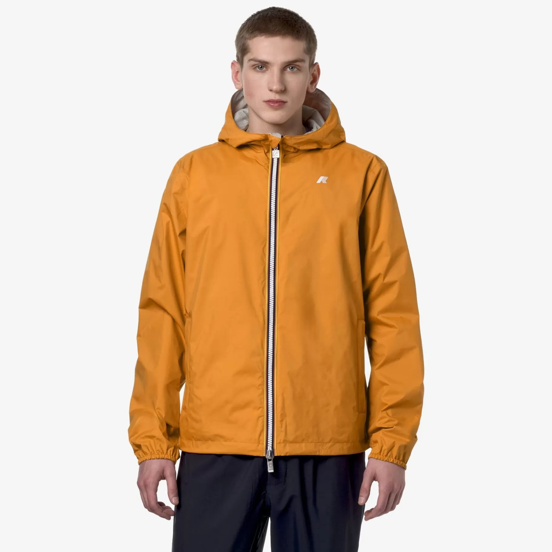 Short Jackets*K-WAY Jake Plus.2 Reversible - Jackets - Short - Man - Orange Md-Beige Lt