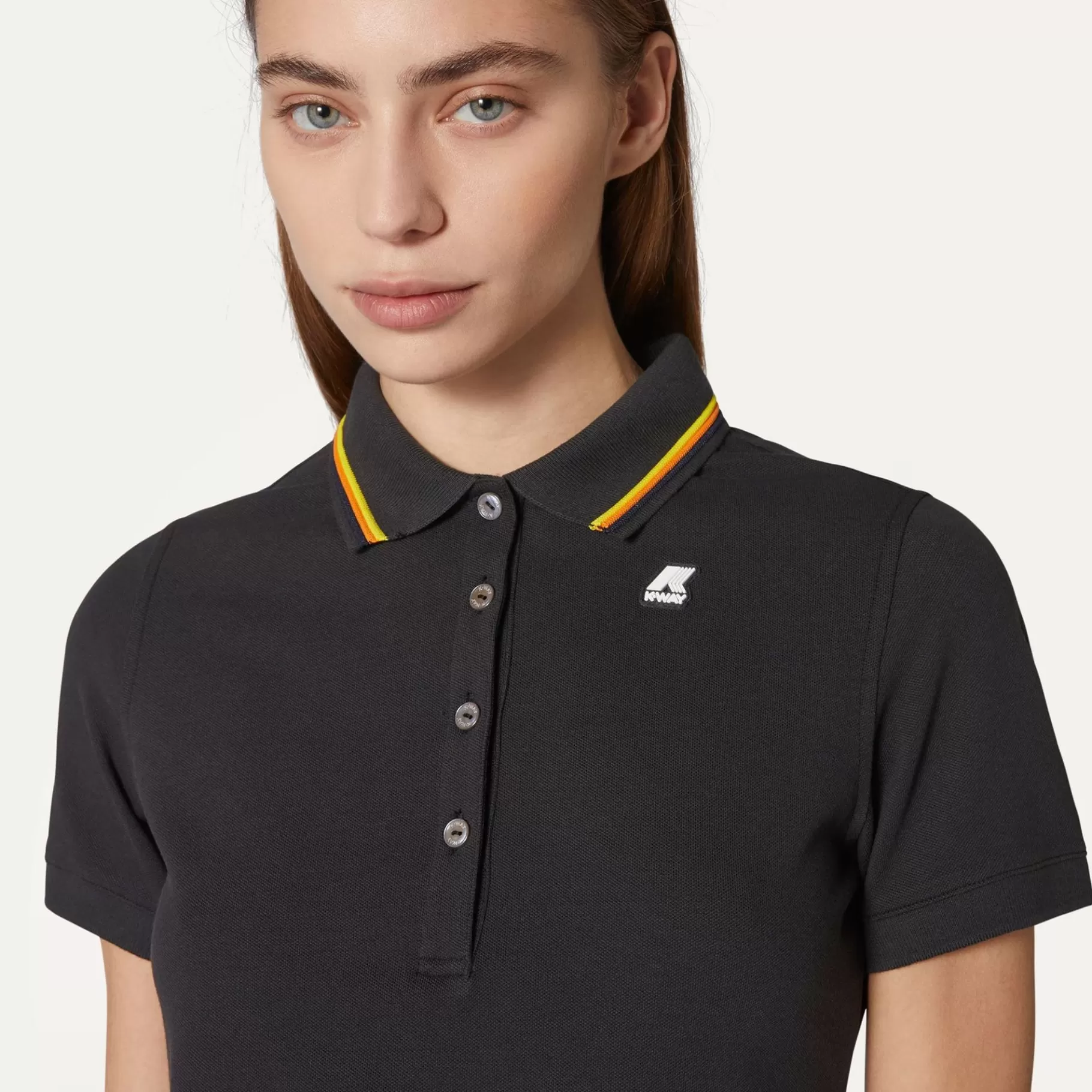 Polo Shirts*K-WAY Jeannine - Polo Shirts - Polo - Woman - Black Pure