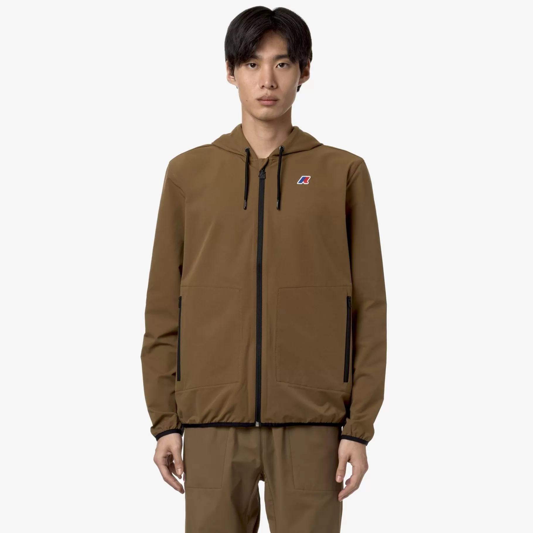 Hoodies And Sweaters*K-WAY Jourdain Travel - Fleece - Jacket - Unisex - Brown Corda