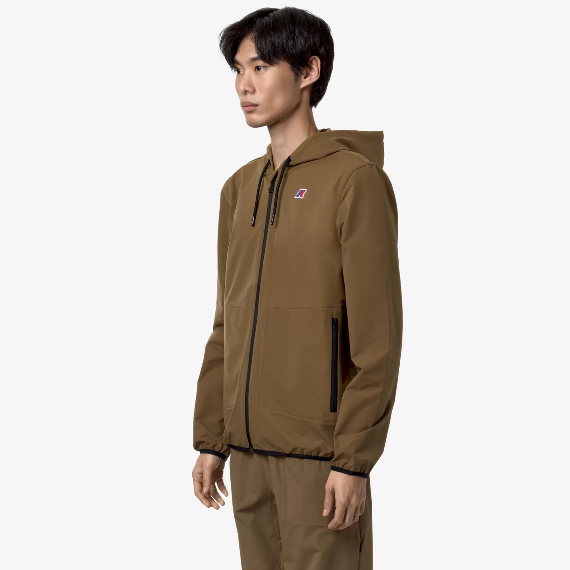Hoodies And Sweaters*K-WAY Jourdain Travel - Fleece - Jacket - Unisex - Brown Corda