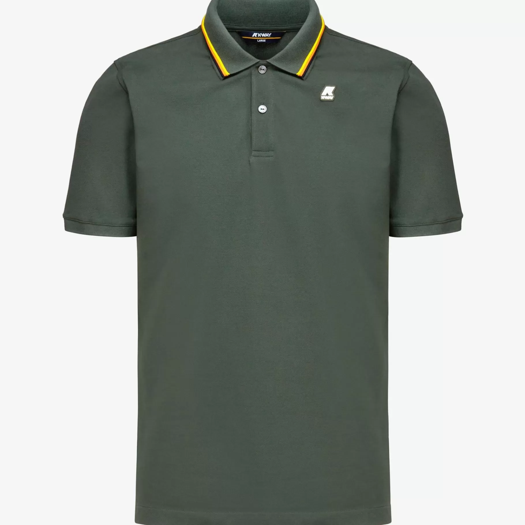 Polo Shirts*K-WAY Jud - Polo Shirts - Polo - Man - Green Blackish