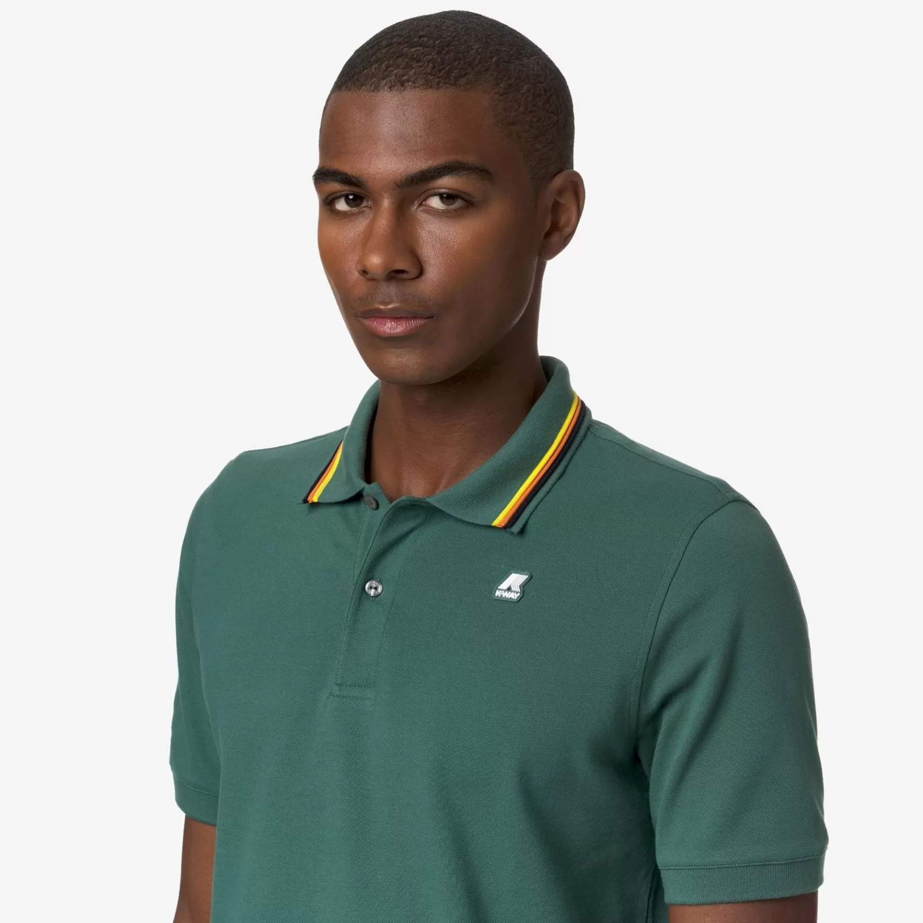 Polo Shirts*K-WAY Jud - Polo Shirts - Polo - Man - Green Palm