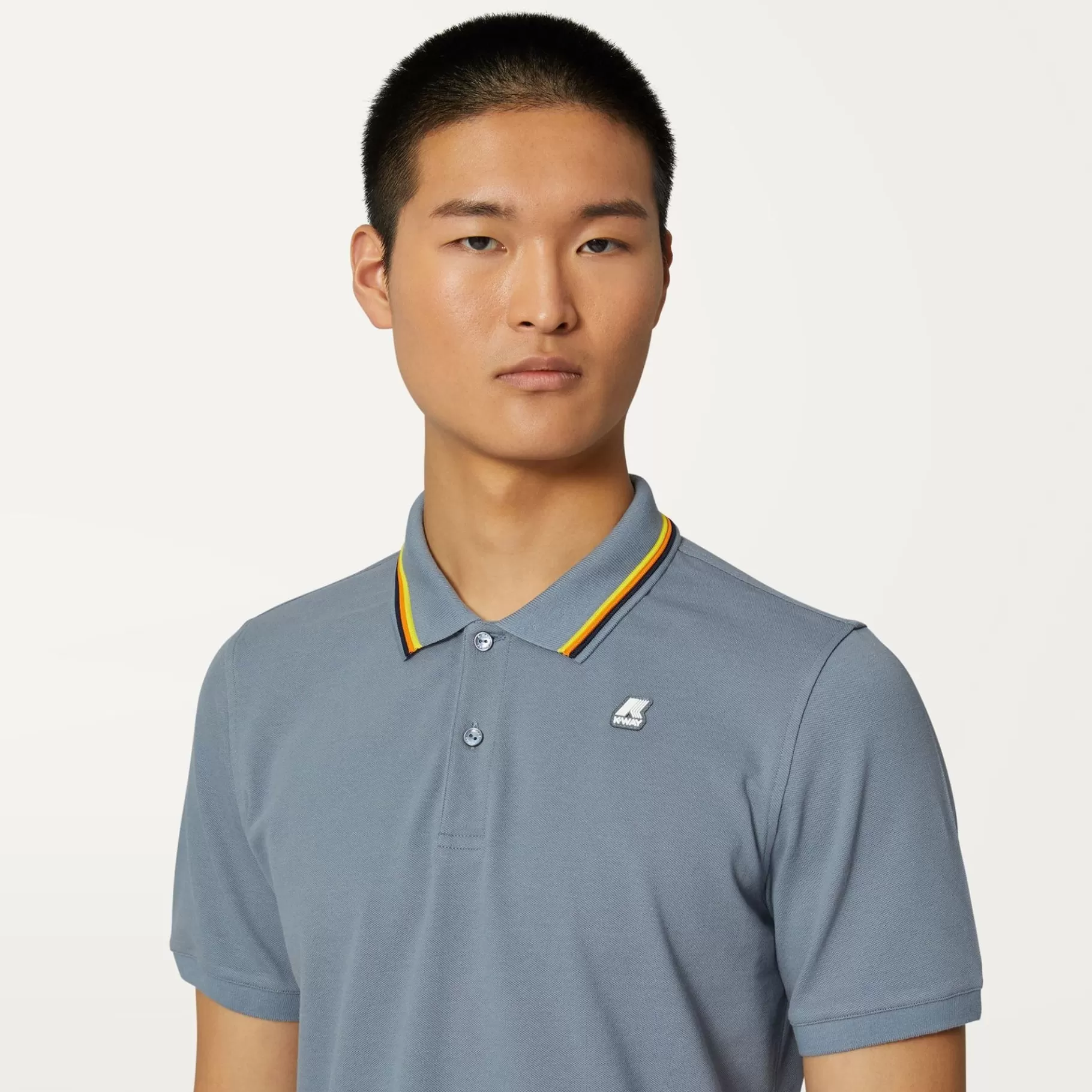 Polo Shirts*K-WAY Jud - Polo Shirts - Polo - Man - Grey Everest