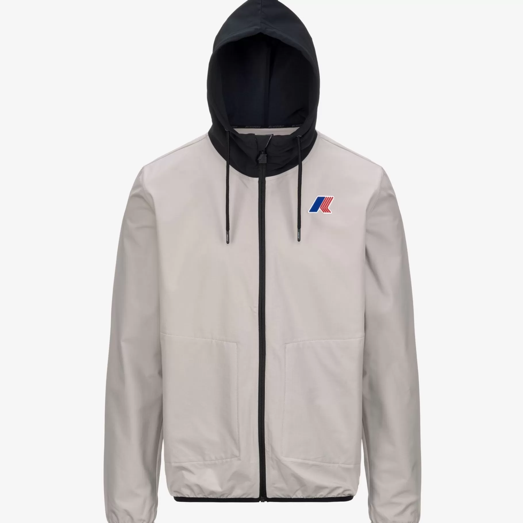 Hoodies And Sweaters*K-WAY Juno Lf - Fleece - Jacket - Unisex - Beige L-Black P