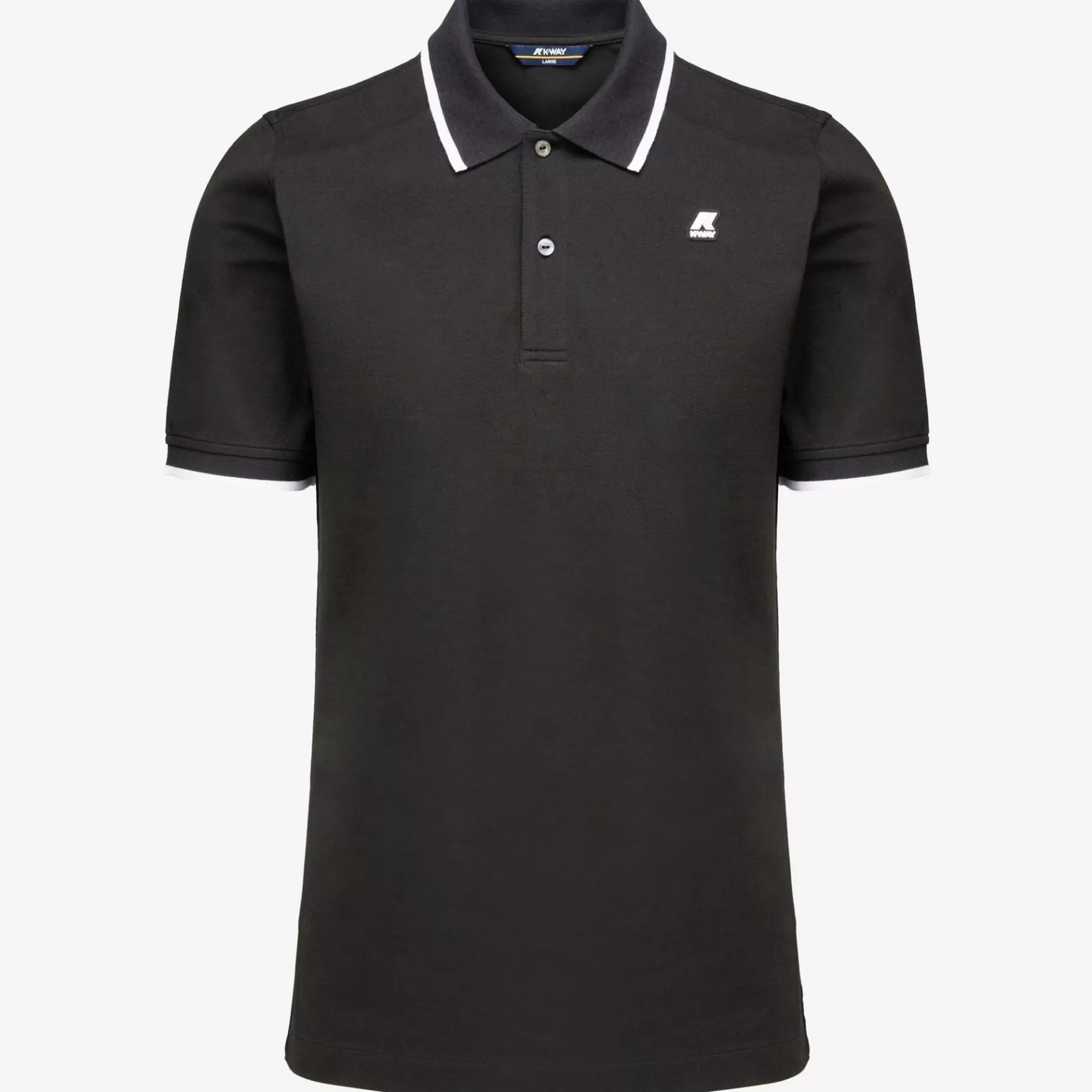 Polo Shirts*K-WAY Kai - Polo Shirts - Polo - Man - Black Pure