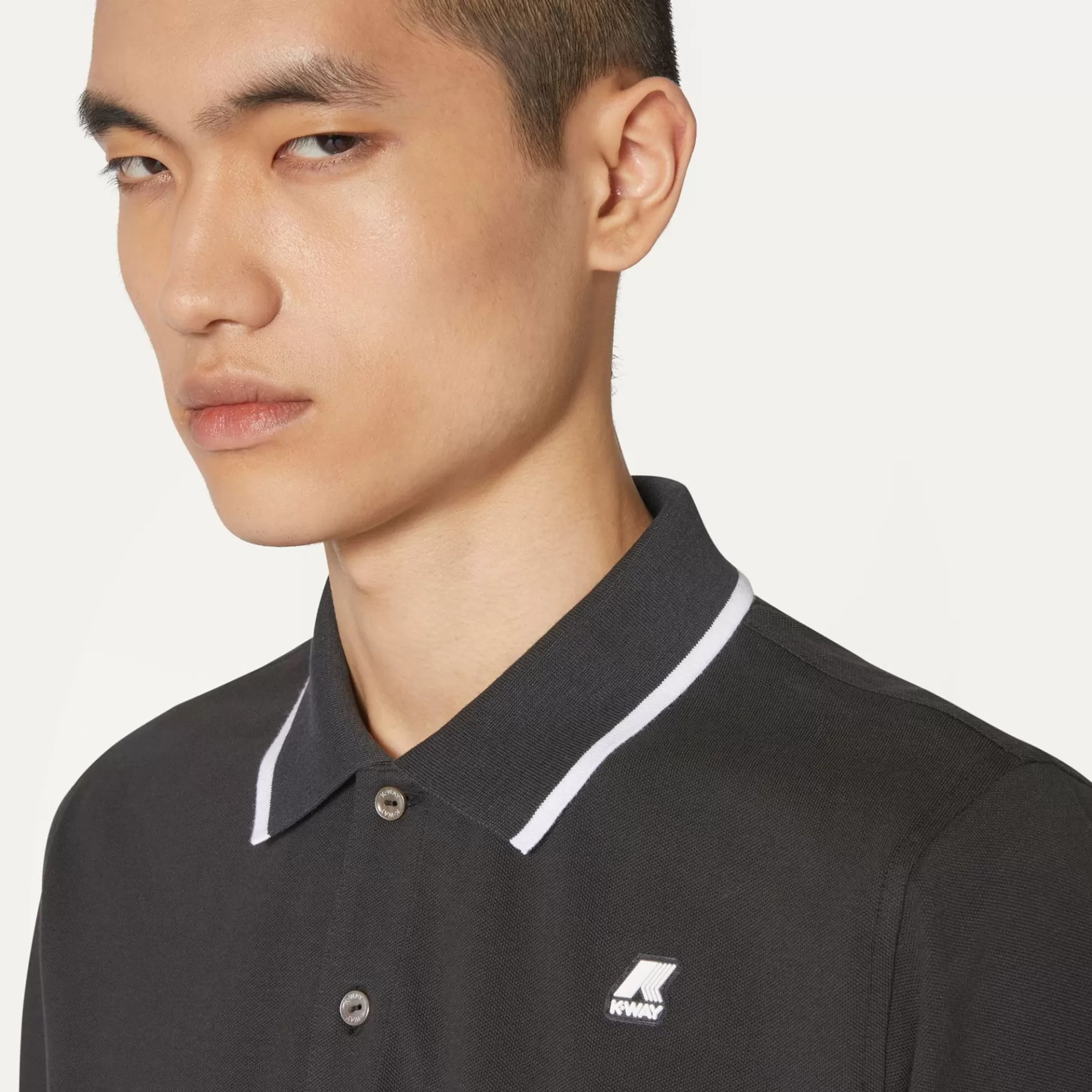 Polo Shirts*K-WAY Kai - Polo Shirts - Polo - Man - Black Pure