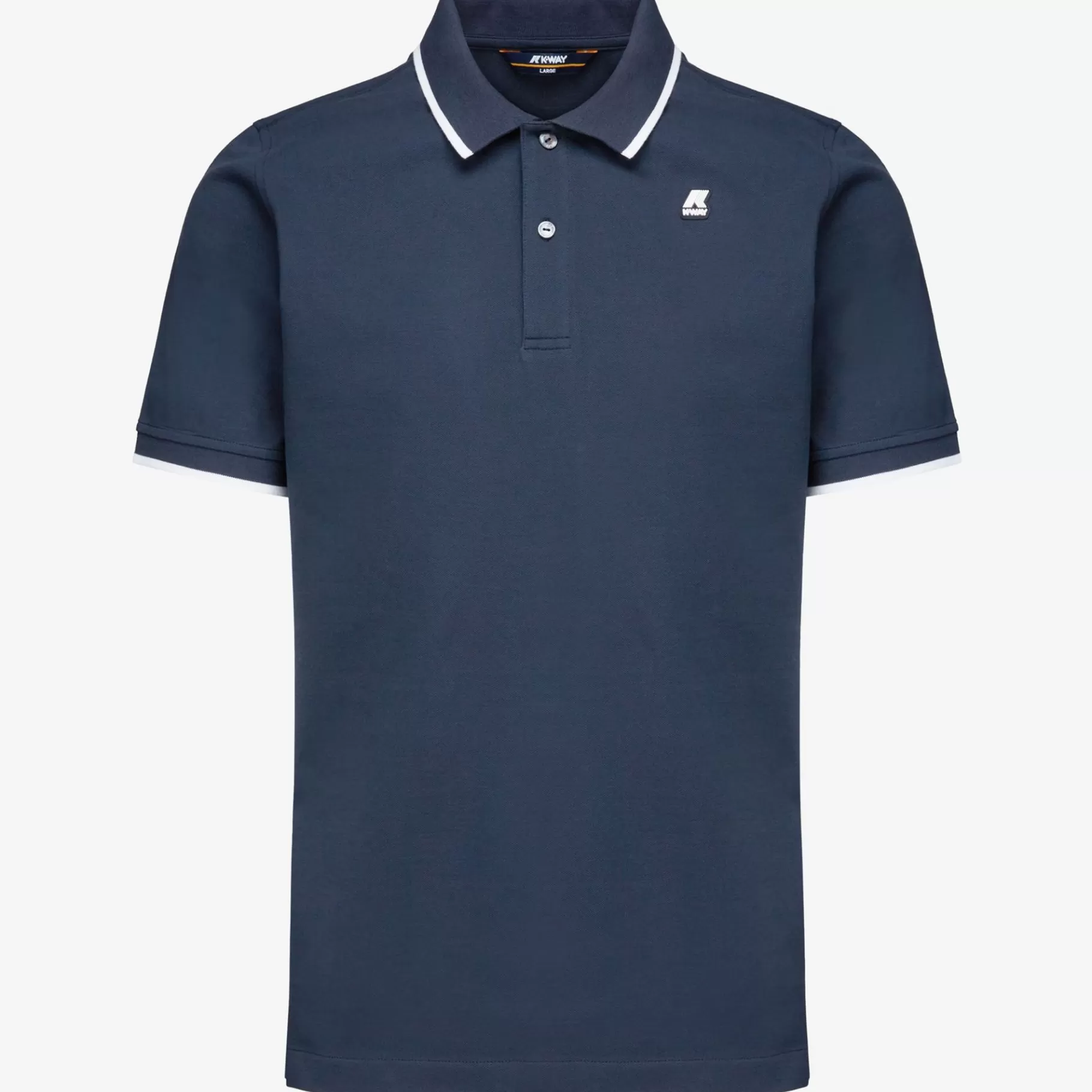 Polo Shirts*K-WAY Kai - Polo Shirts - Polo - Man - Blue Depth