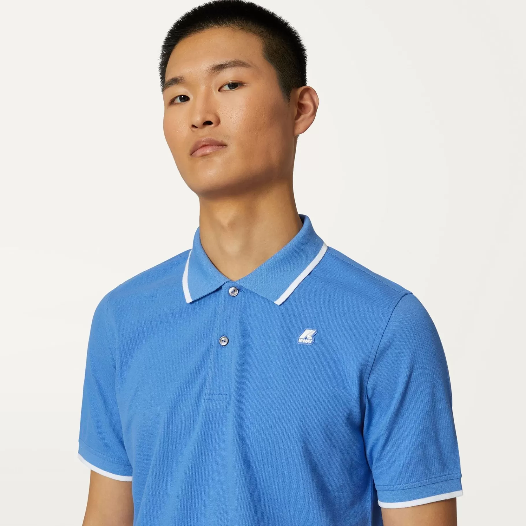 Polo Shirts*K-WAY Kai - Polo Shirts - Polo - Man - Blue Ultramarine