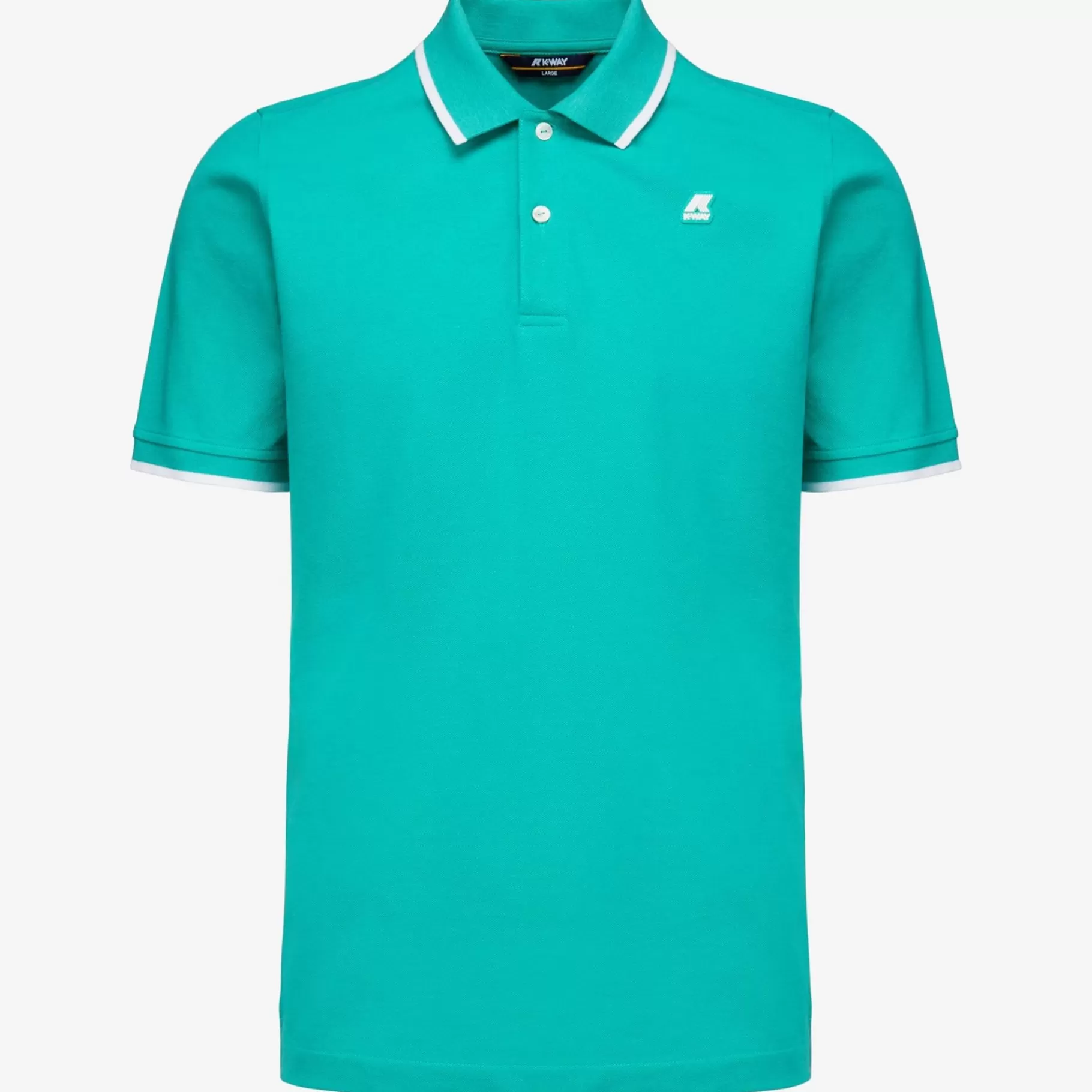 Polo Shirts*K-WAY Kai - Polo Shirts - Polo - Man - Green Marine