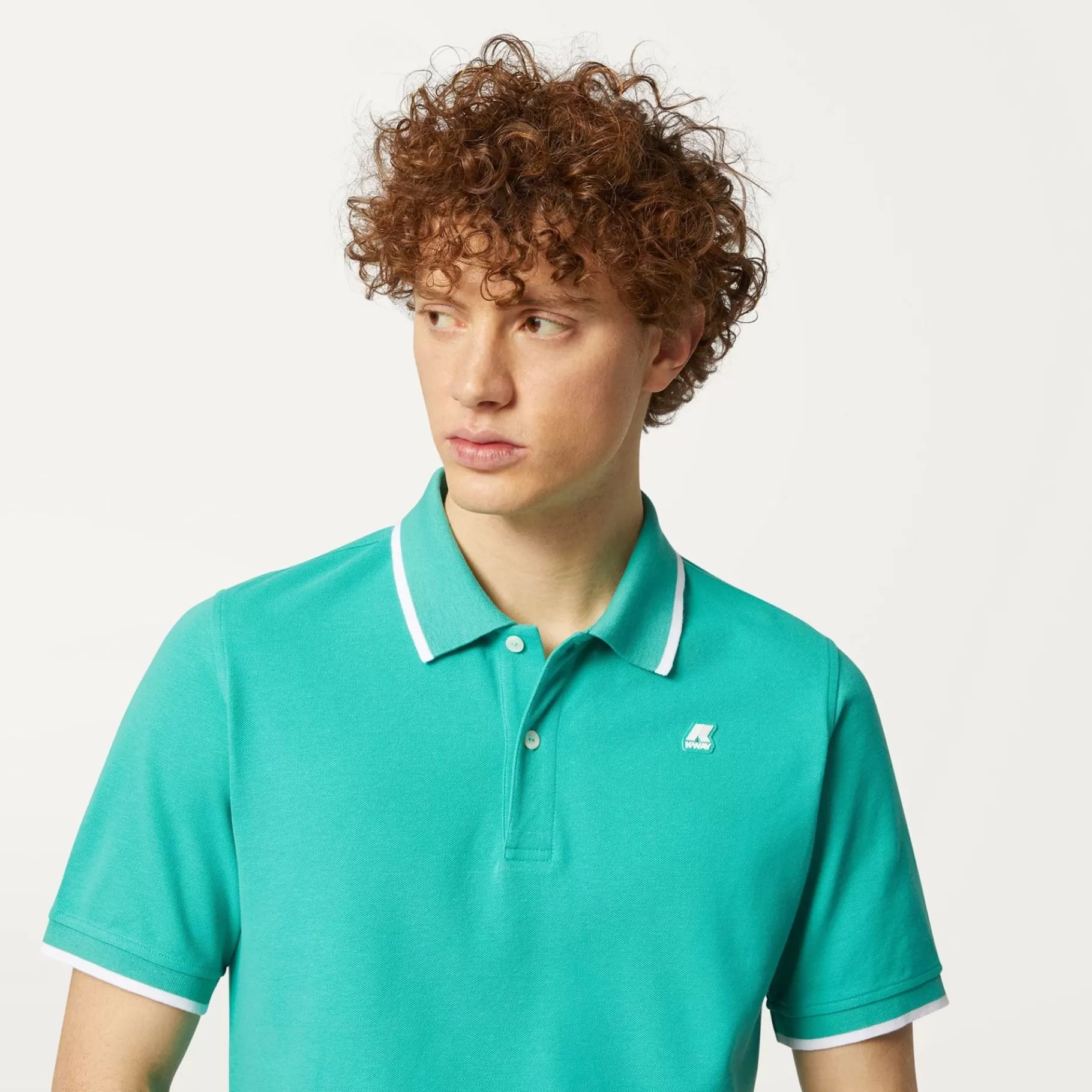 Polo Shirts*K-WAY Kai - Polo Shirts - Polo - Man - Green Marine