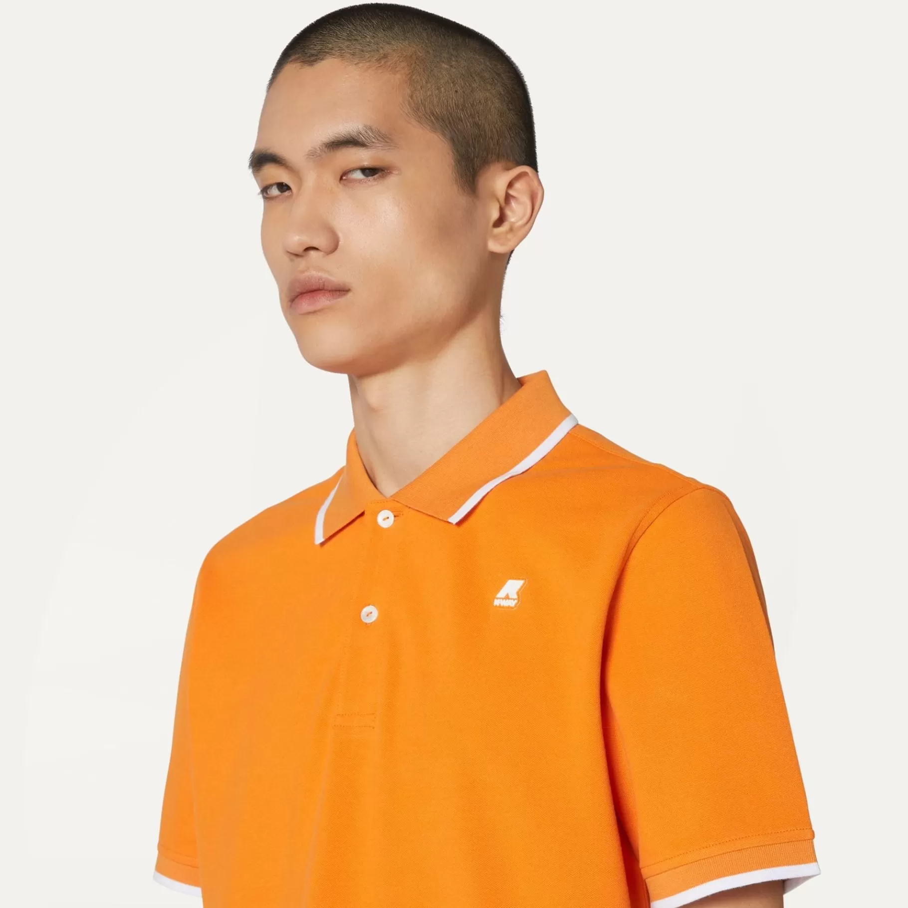 Polo Shirts*K-WAY Kai - Polo Shirts - Polo - Man - Orange Russet