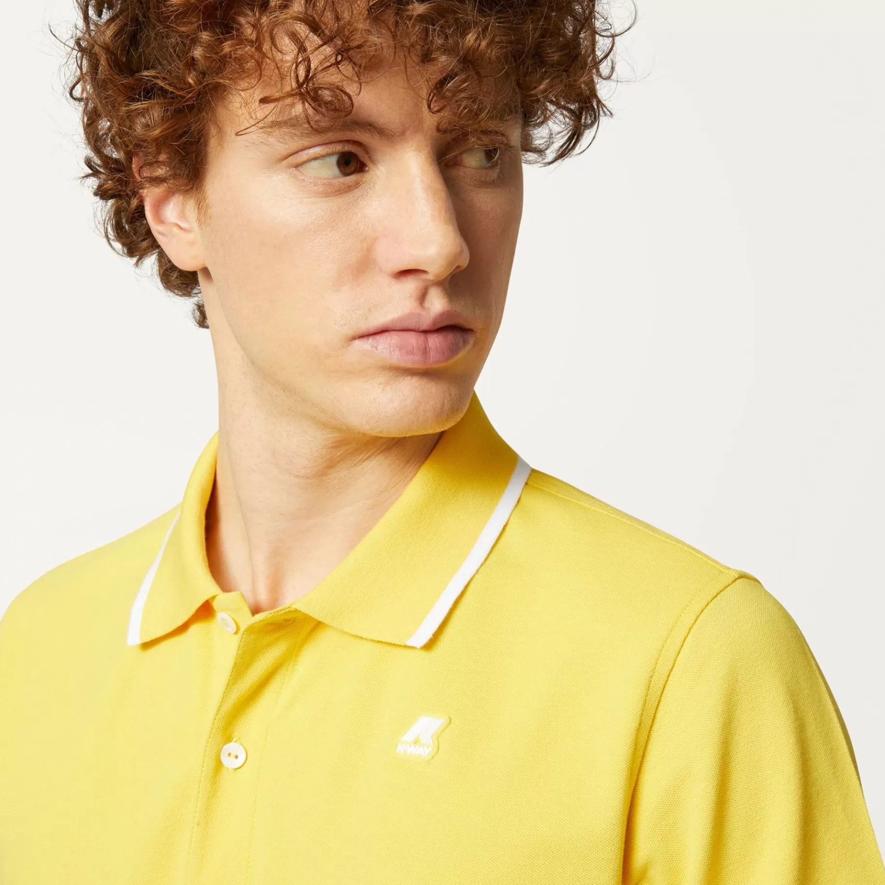 Polo Shirts*K-WAY Kai - Polo Shirts - Polo - Man - Yellow Sunstruck