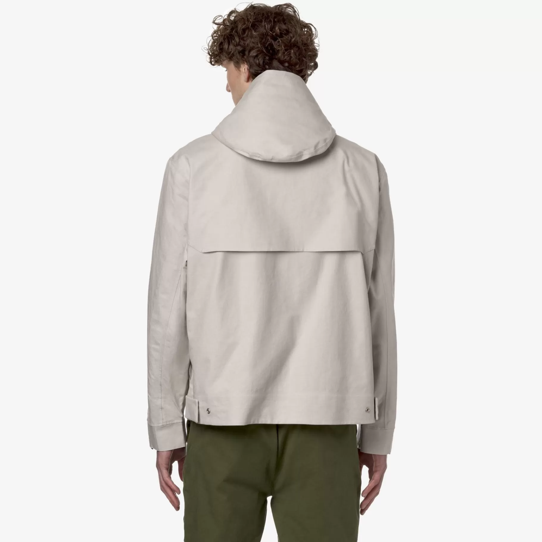 Short Jackets*K-WAY Kaya Linen Blend 2L - Jackets - Short - Man - Beige Lt-Silver