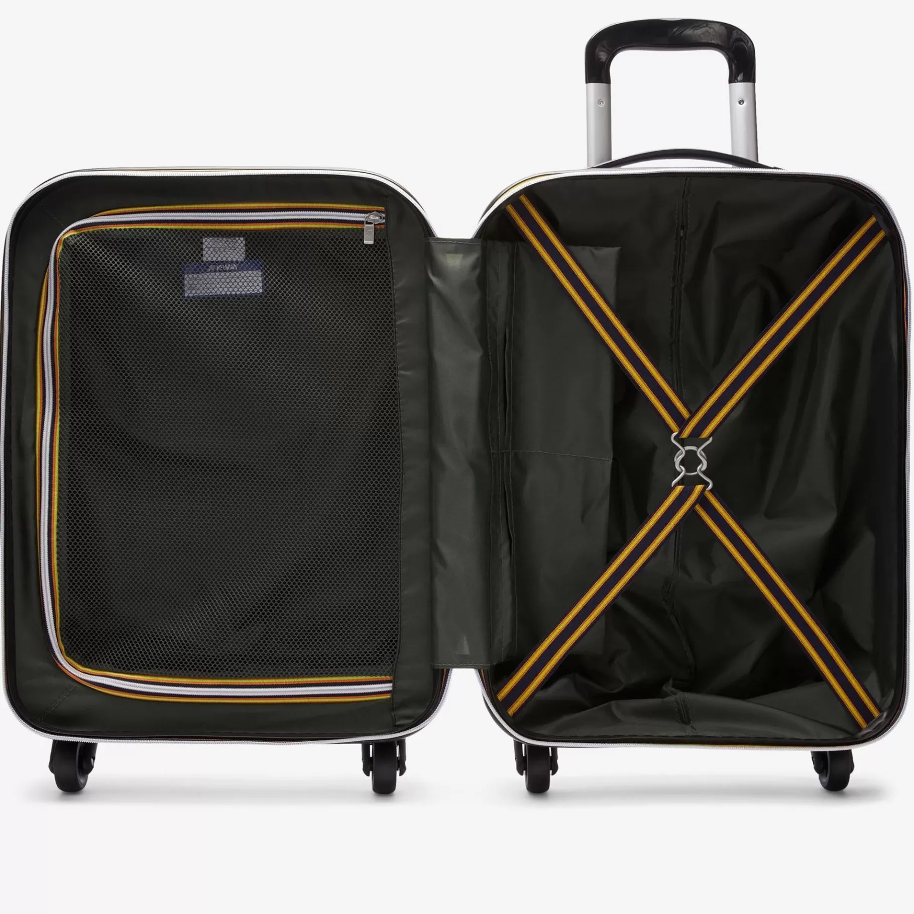 Suitcases*K-WAY System Mini Trolley - Luggage Bags - Trolley - Unisex - Blue Depth-Black Torba