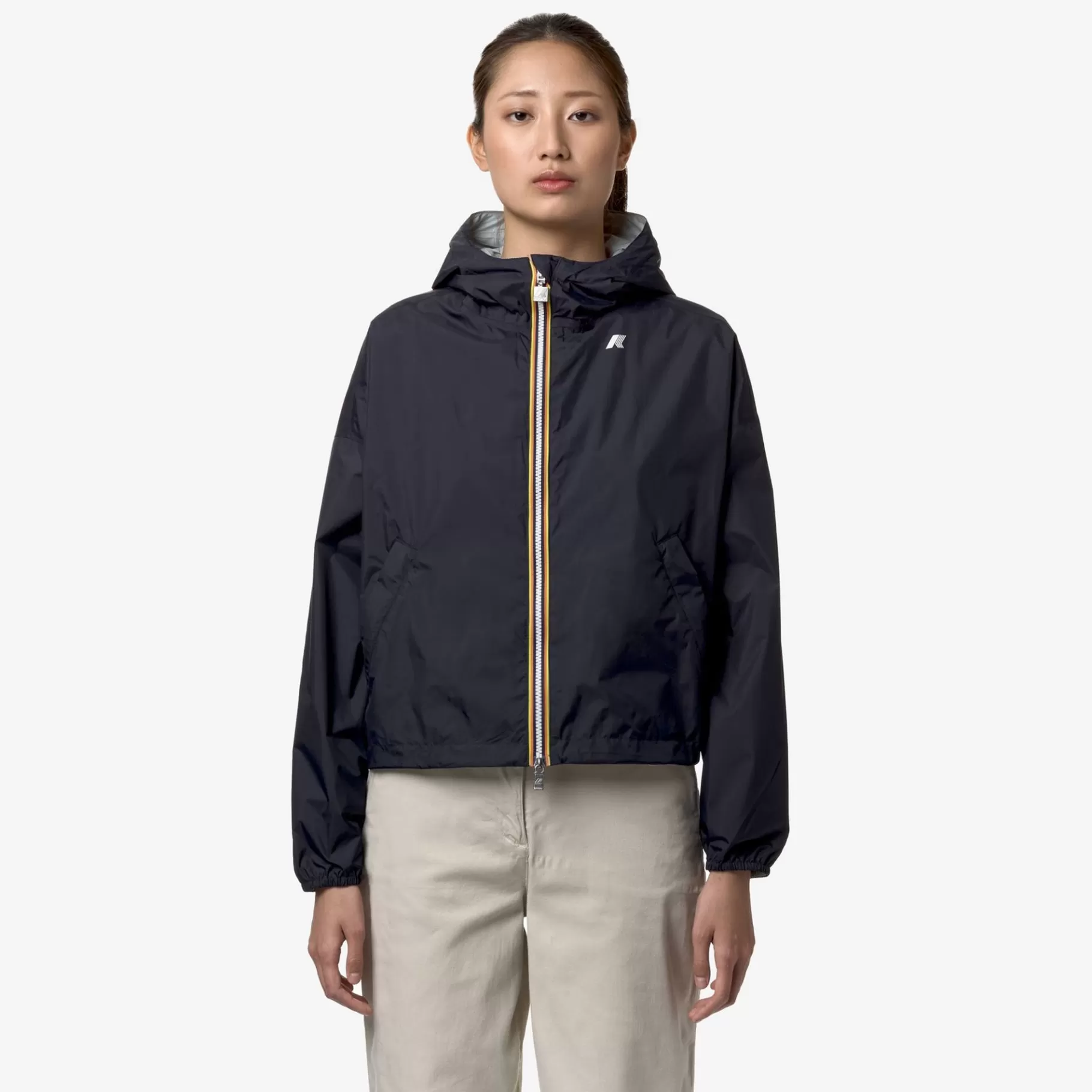 Short Jackets*K-WAY Laurette Plus.2 Reversible - Jackets - Short - Woman - Blue D-Grey S