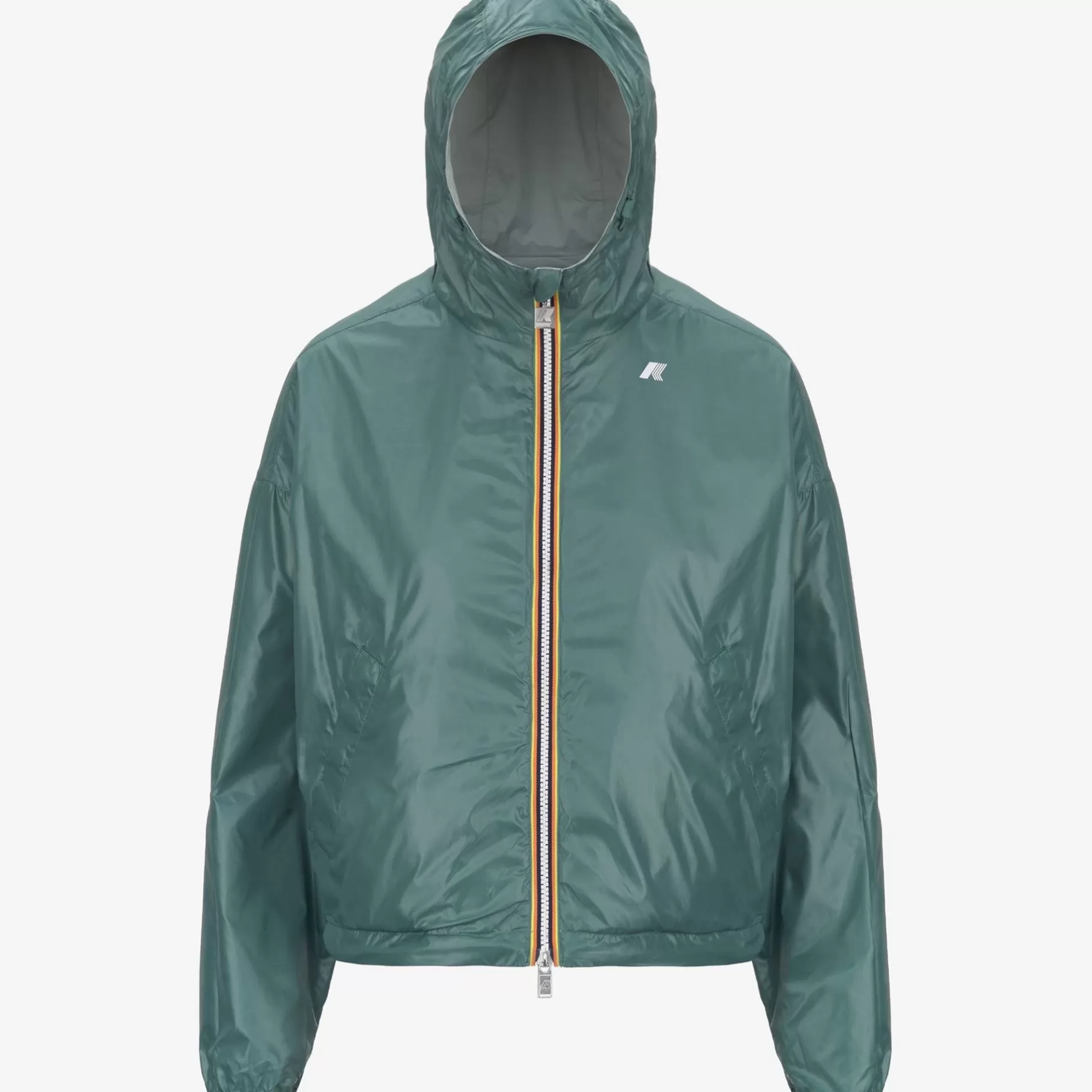 Short Jackets*K-WAY Laurette Plus.2 Reversible - Jackets - Short - Woman - Grey S-Green P