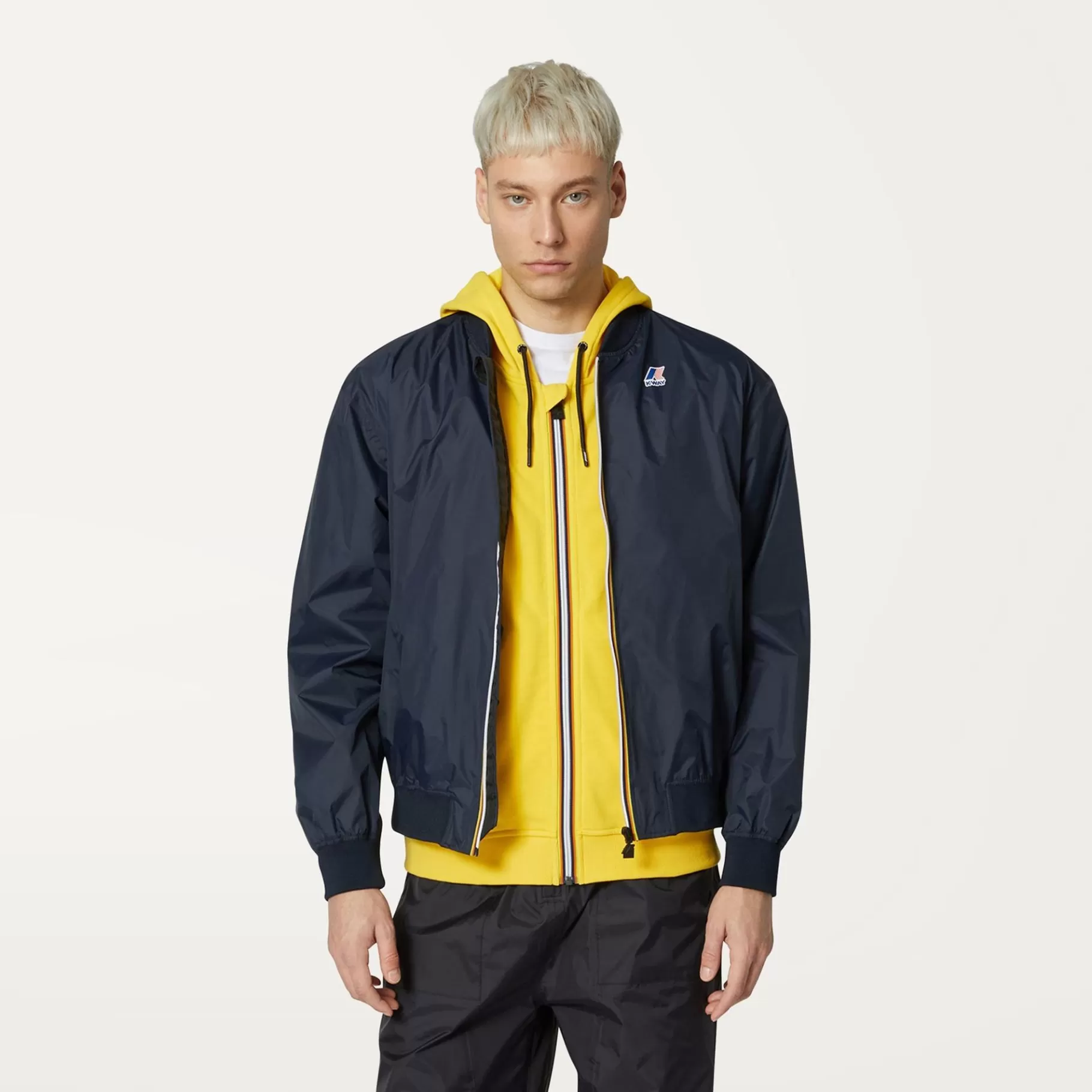 Le Vrai Classic*K-WAY Le Vrai 3.0 Amauren - Jackets - Short - Unisex - Blue Depth