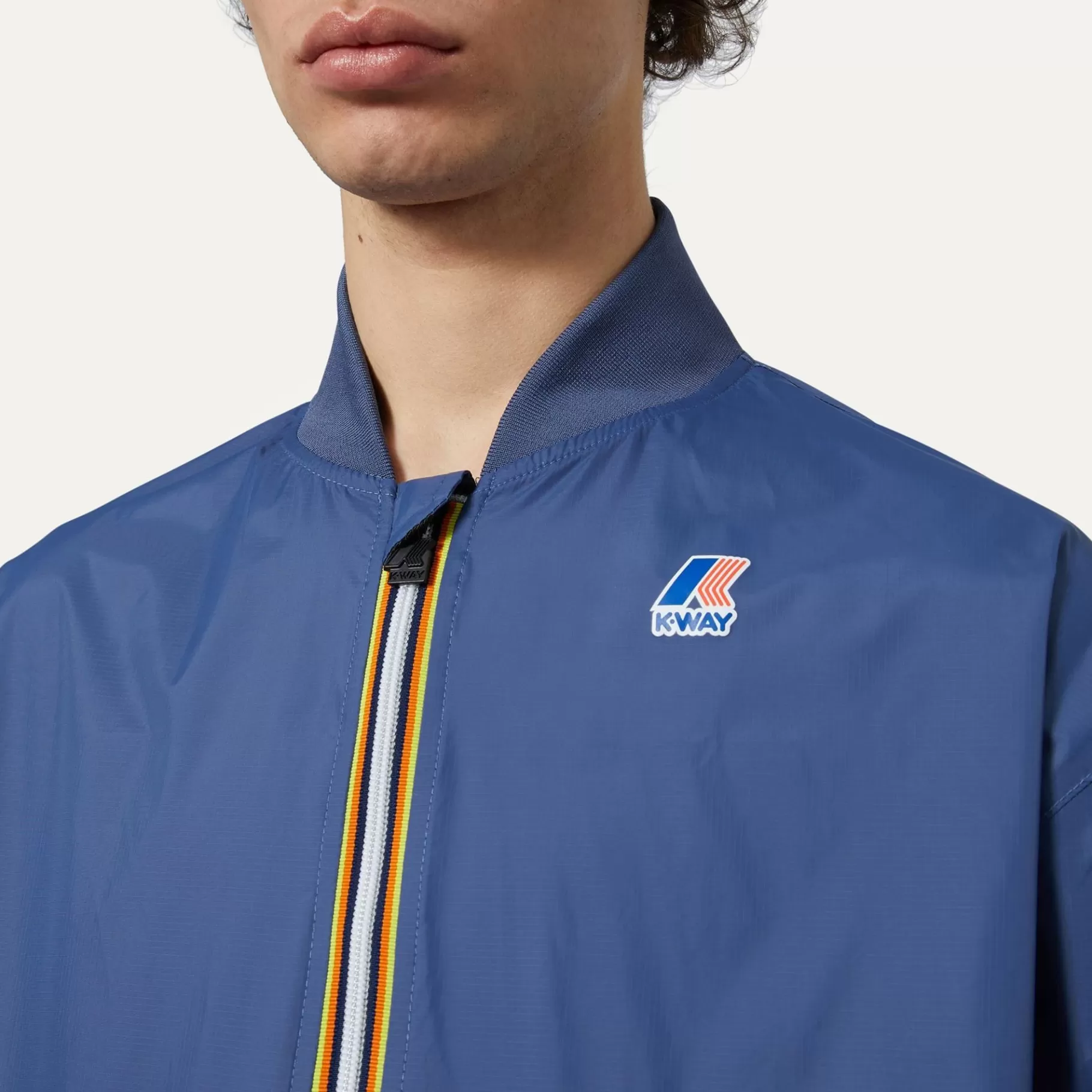 Le Vrai Classic*K-WAY Le Vrai 3.0 Amauren - Jackets - Short - Unisex - Blue Indigo