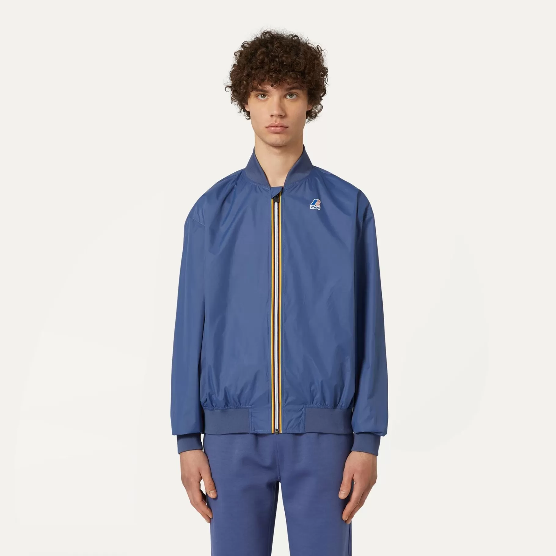 Le Vrai Classic*K-WAY Le Vrai 3.0 Amauren - Jackets - Short - Unisex - Blue Indigo