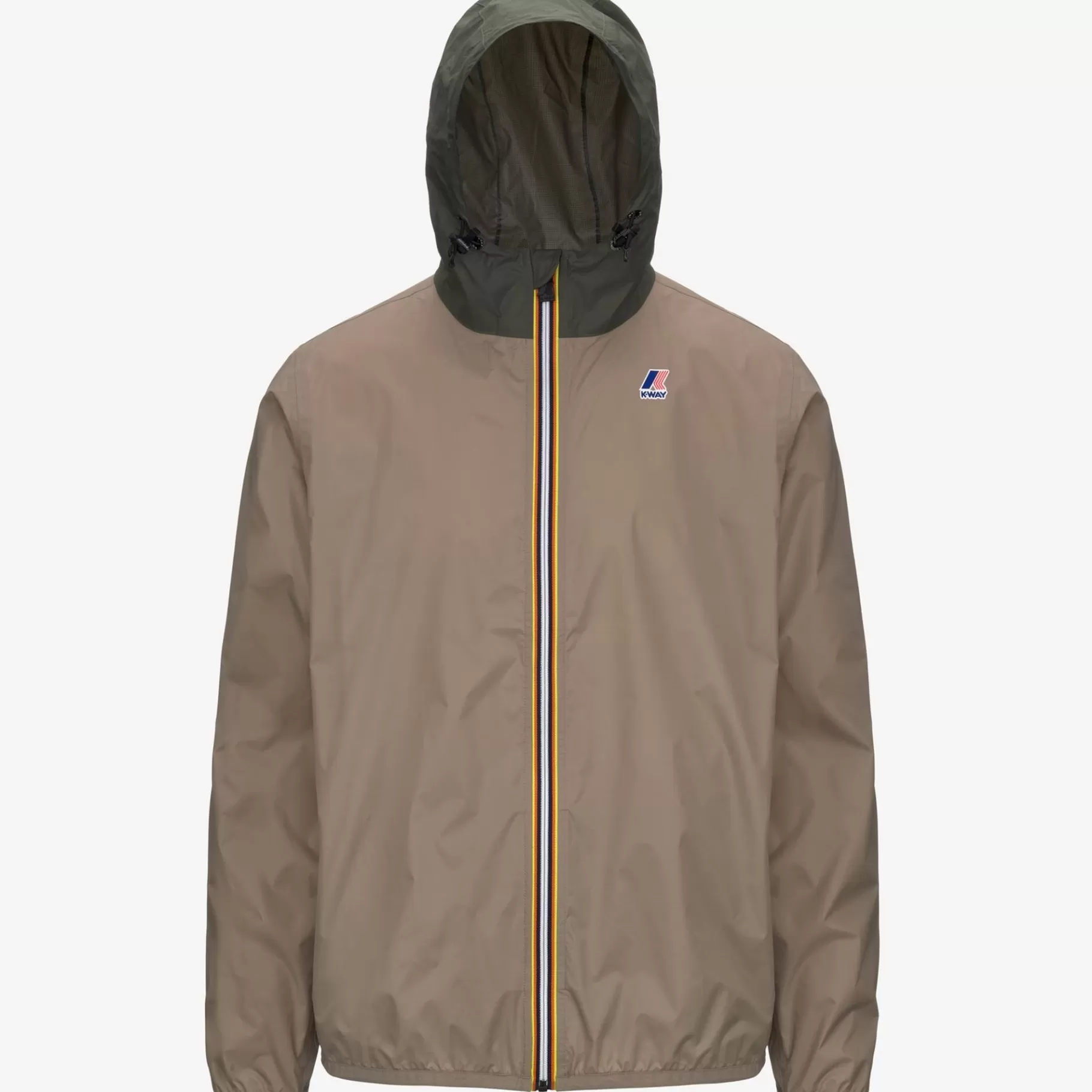 Coats And Long Jackets*K-WAY Le Vrai 3.0 Claude - Jackets - Mid - Unisex - Beige Taupe-Green Blackish
