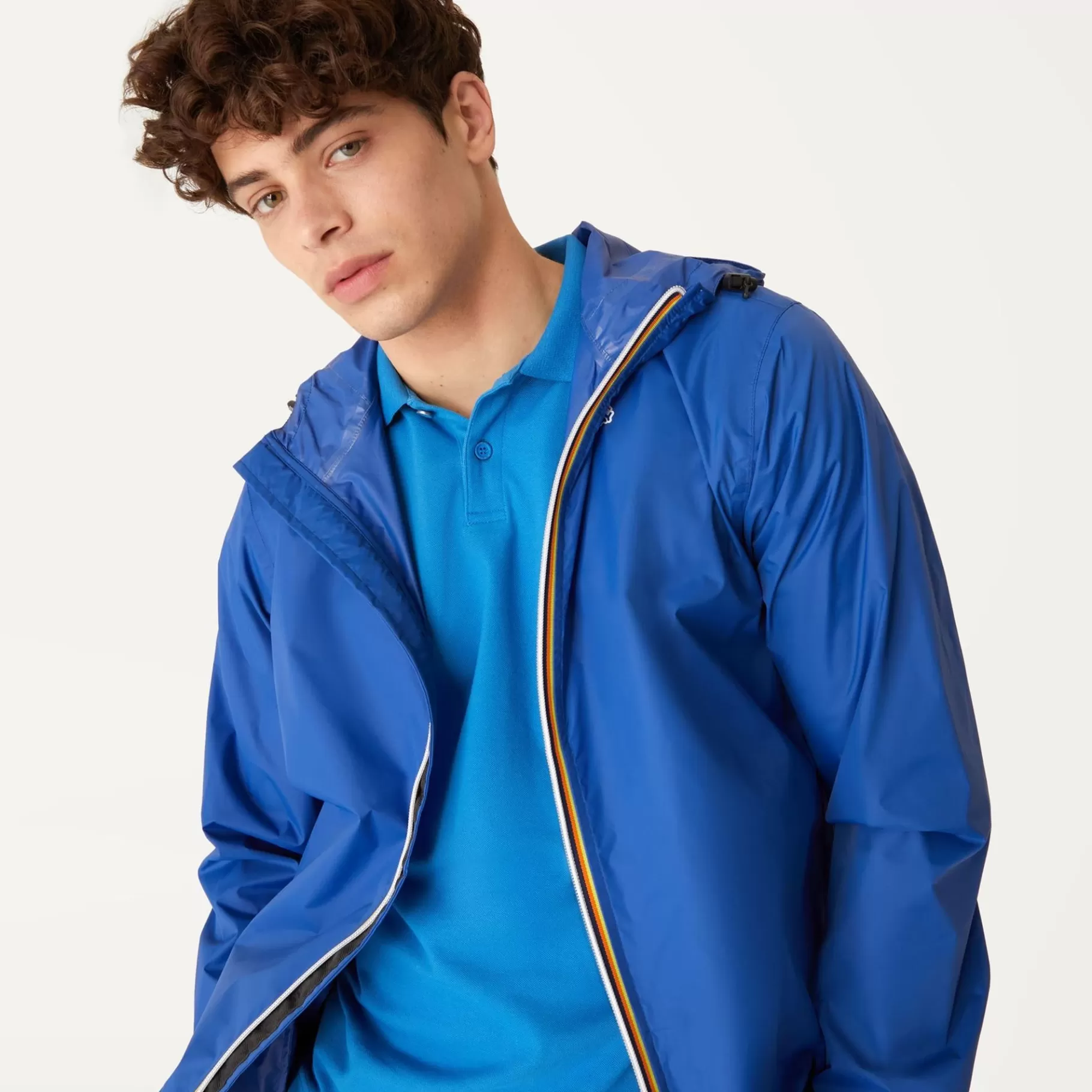 Le Vrai Classic*K-WAY Le Vrai 3.0 Claude - Jackets - Mid - Unisex - Blue Royal Marine