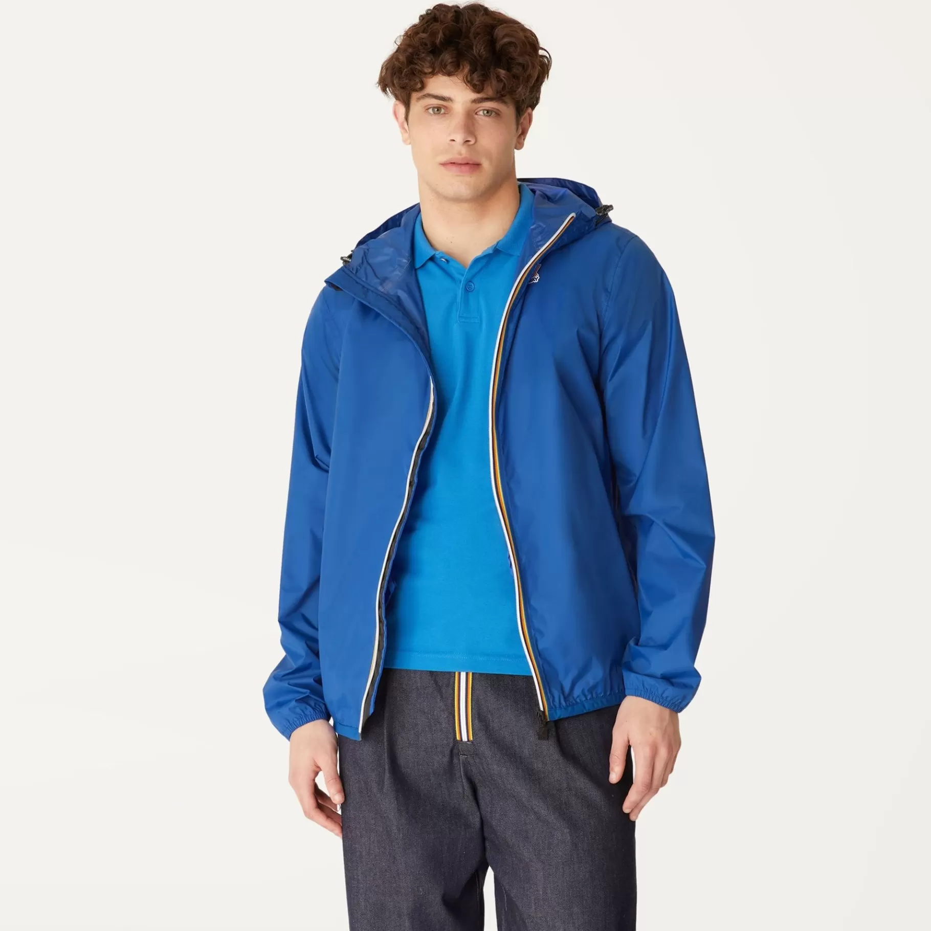 Coats And Long Jackets*K-WAY Le Vrai 3.0 Claude - Jackets - Mid - Unisex - Blue Royal Marine