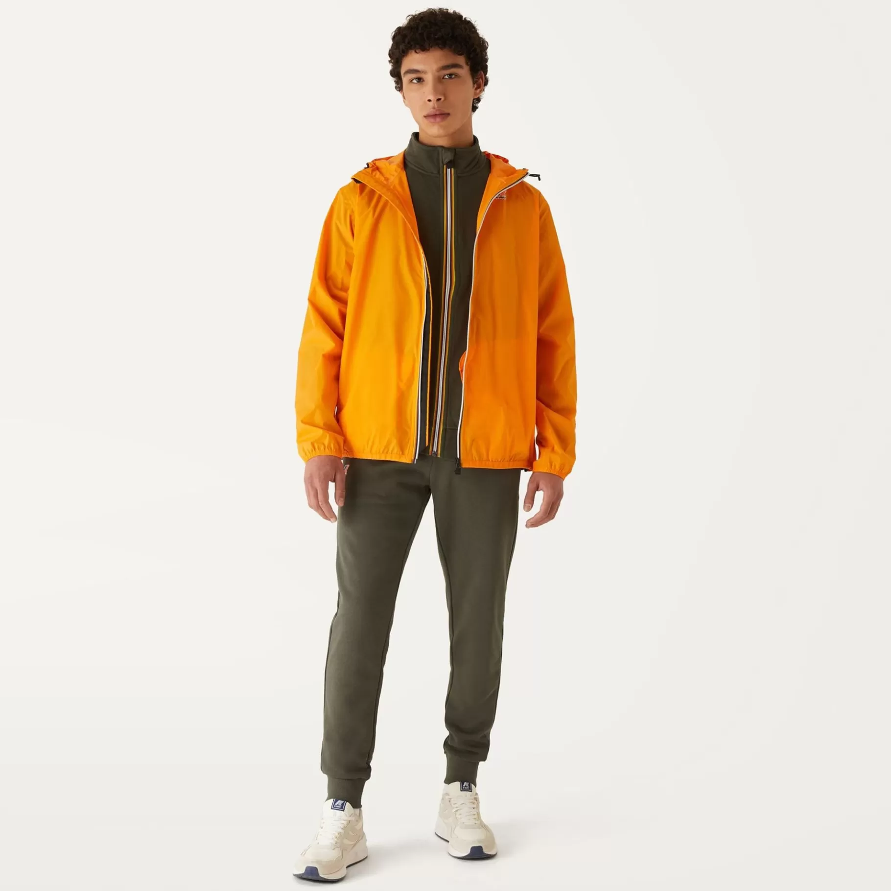 Coats And Long Jackets*K-WAY Le Vrai 3.0 Claude - Jackets - Mid - Unisex - Orange