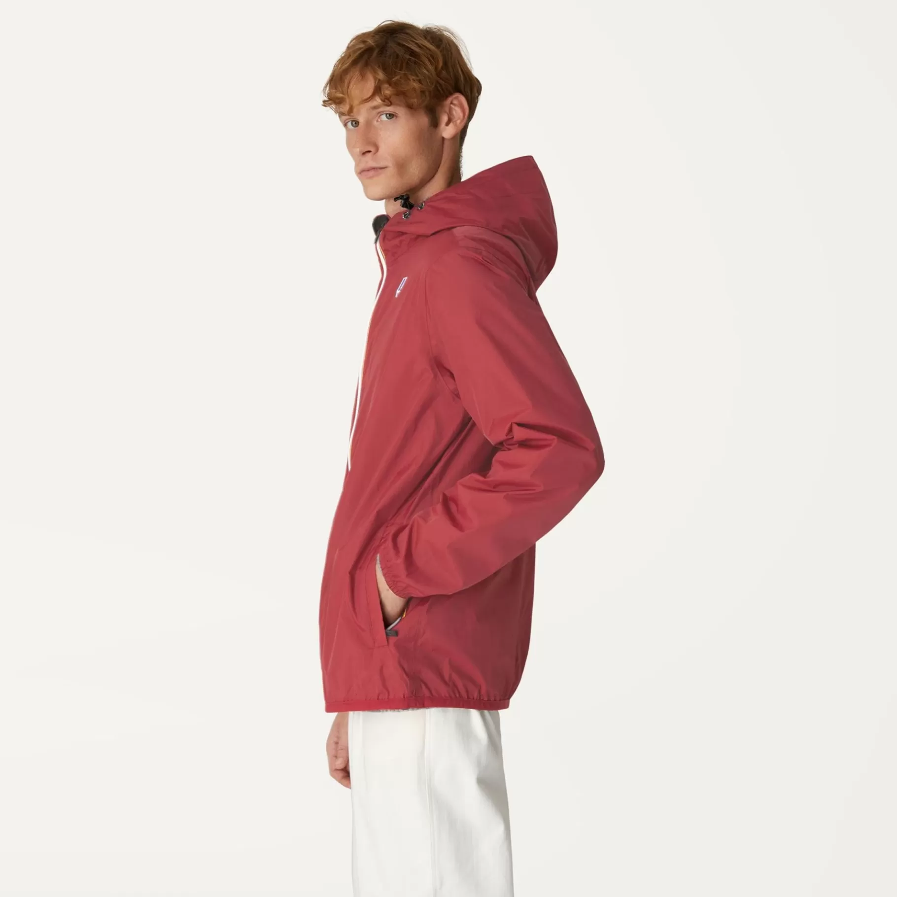 Le Vrai Classic*K-WAY Le Vrai 3.0 Claude - Jackets - Mid - Unisex - Red Dk Tomato