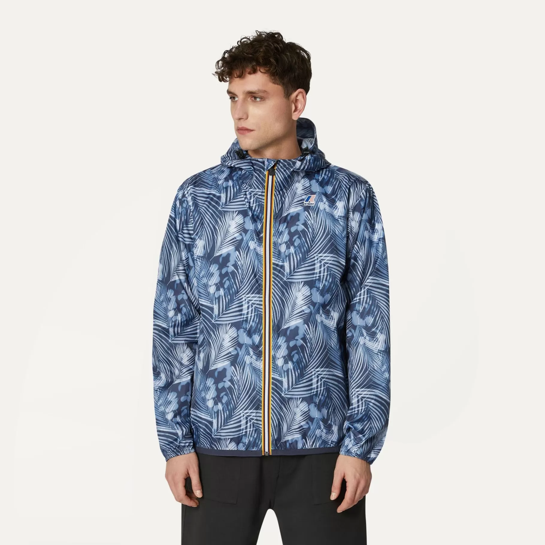 Coats And Long Jackets*K-WAY Le Vrai 3.0 Claude Graphic - Jackets - Mid - Unisex - Blue Indigo Jungle