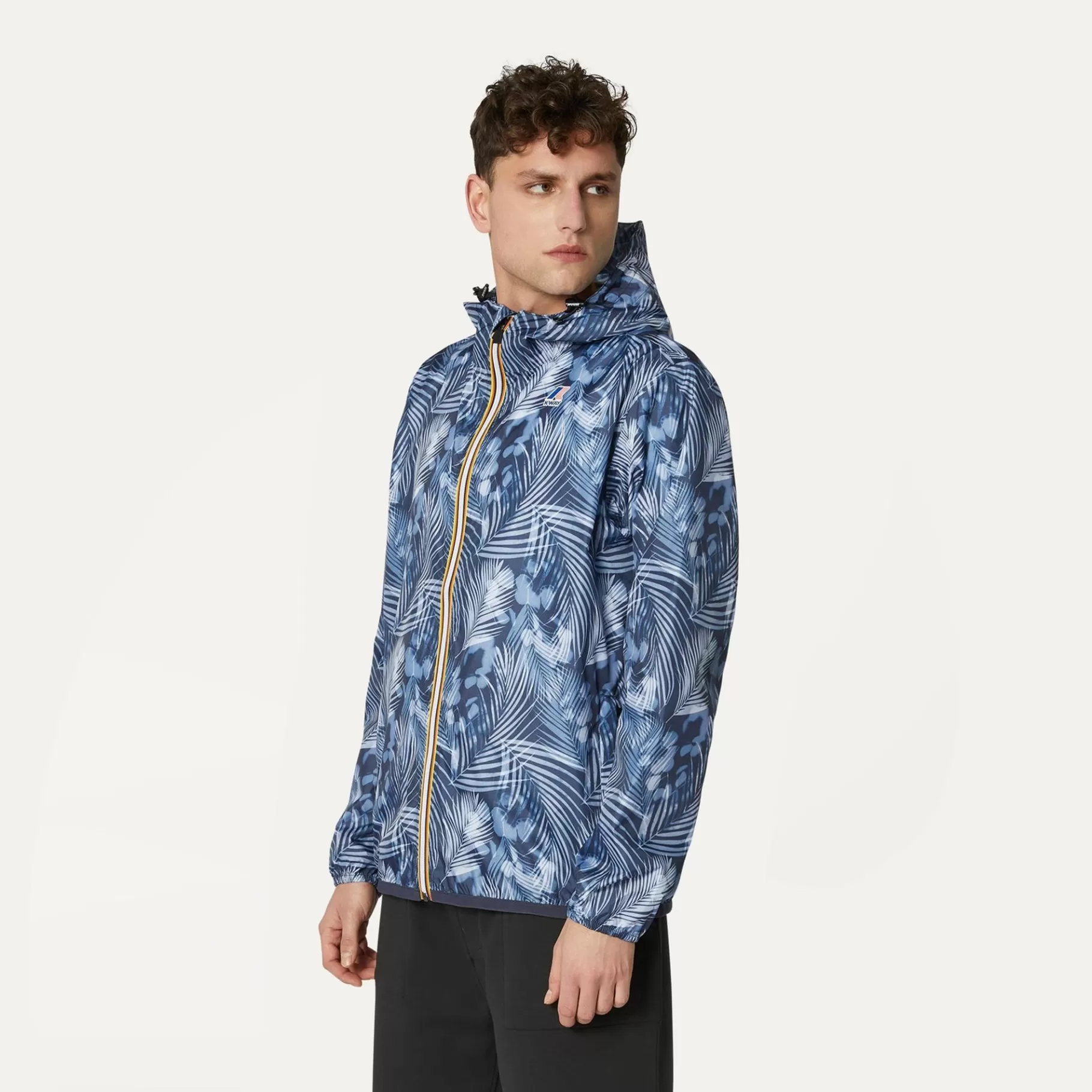 Coats And Long Jackets*K-WAY Le Vrai 3.0 Claude Graphic - Jackets - Mid - Unisex - Blue Indigo Jungle
