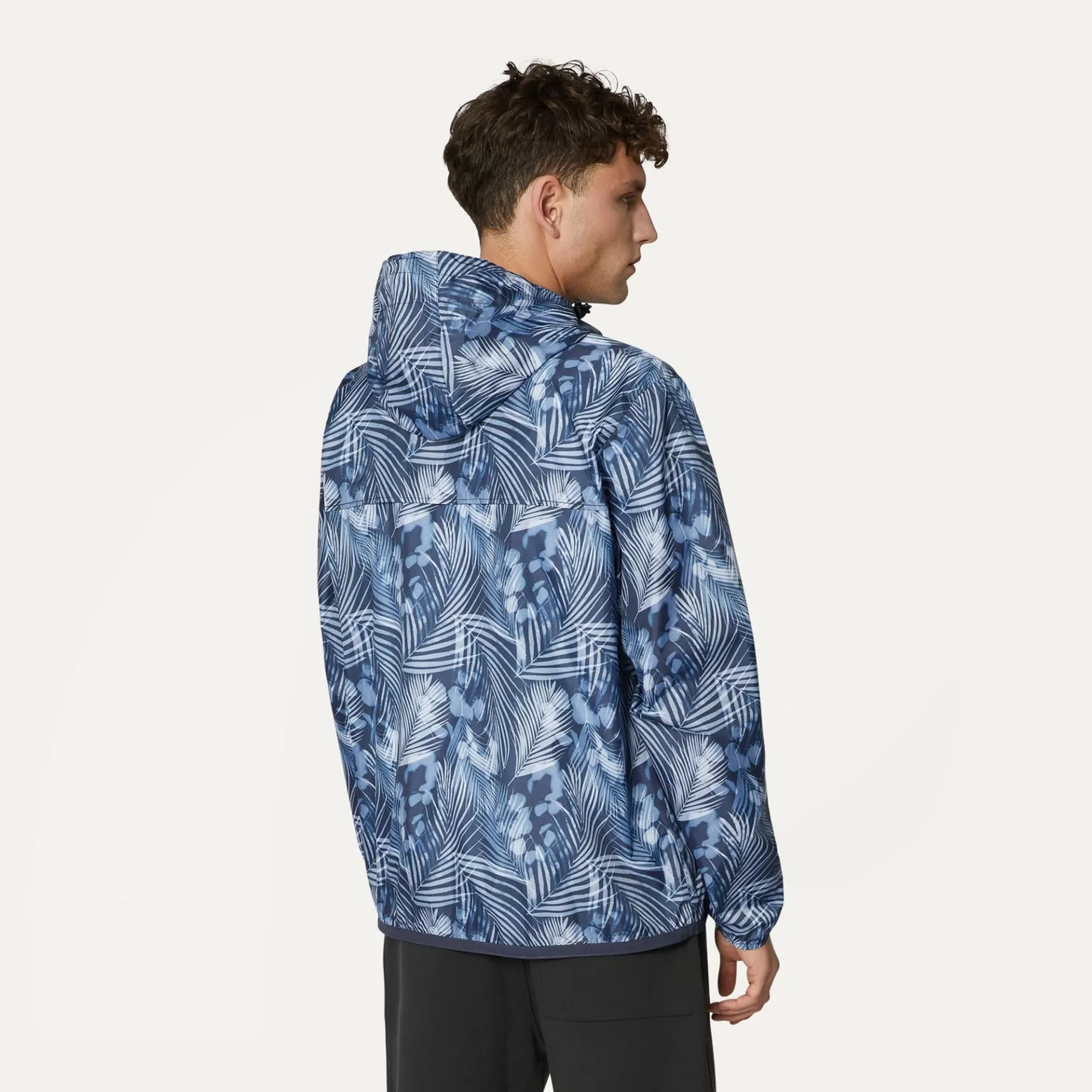 Coats And Long Jackets*K-WAY Le Vrai 3.0 Claude Graphic - Jackets - Mid - Unisex - Blue Indigo Jungle