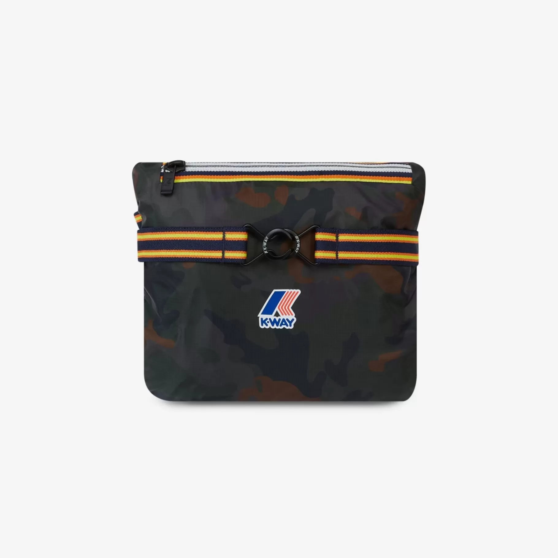 Le Vrai Classic*K-WAY Le Vrai 3.0 Claude Graphic - Jackets - Mid - Unisex - Camo Green Blk