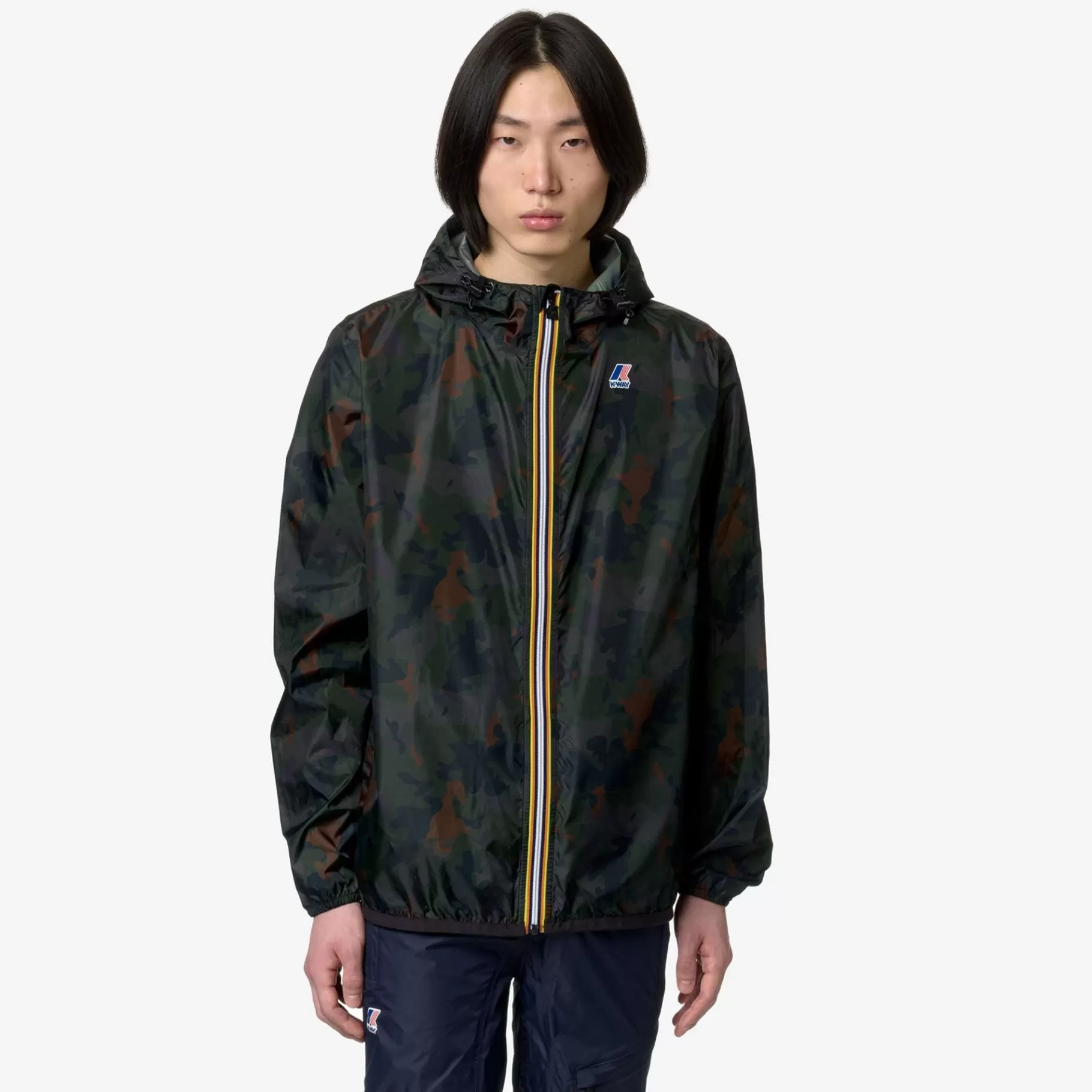 Coats And Long Jackets*K-WAY Le Vrai 3.0 Claude Graphic - Jackets - Mid - Unisex - Camo Green Blk