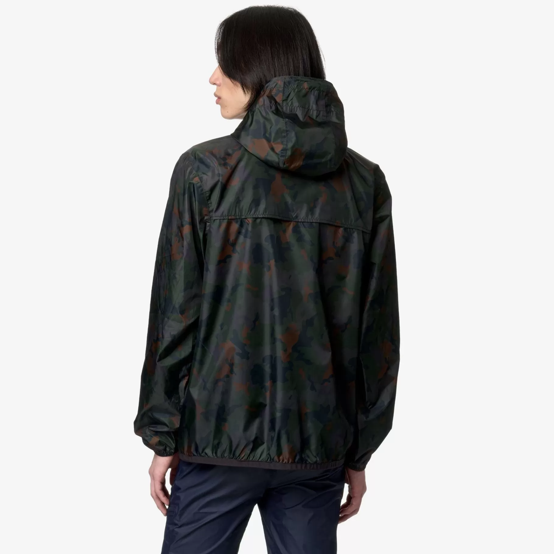 Coats And Long Jackets*K-WAY Le Vrai 3.0 Claude Graphic - Jackets - Mid - Unisex - Camo Green Blk