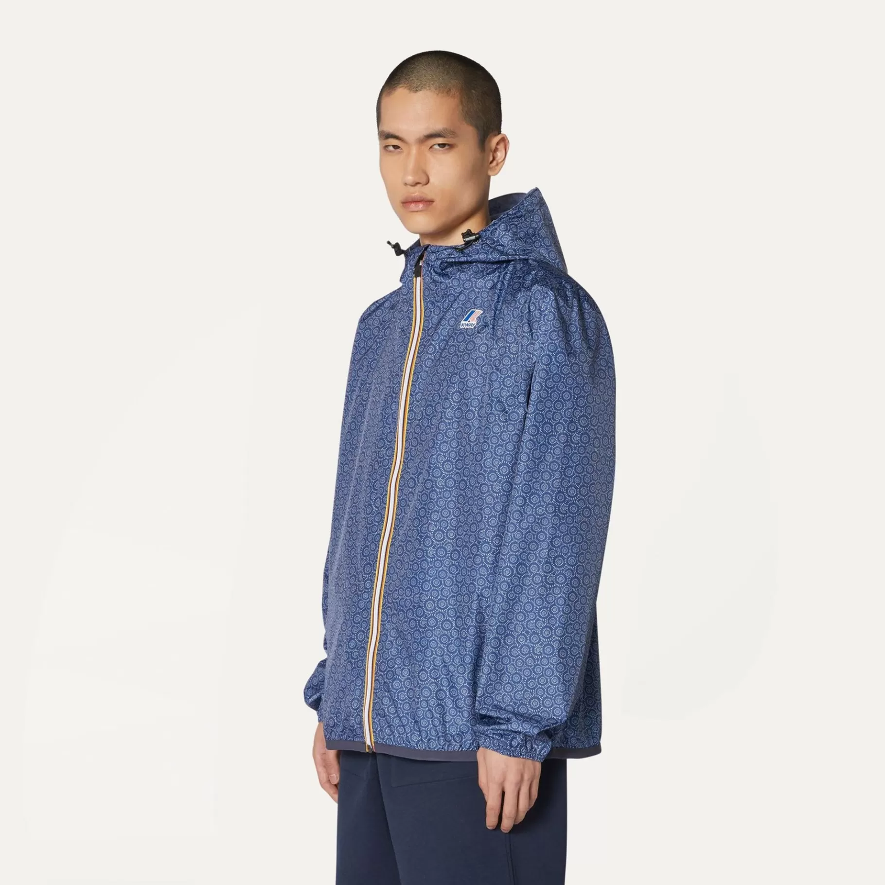 Coats And Long Jackets*K-WAY Le Vrai 3.0 Claude Graphic - Jackets - Mid - Unisex - Circle Indigo S