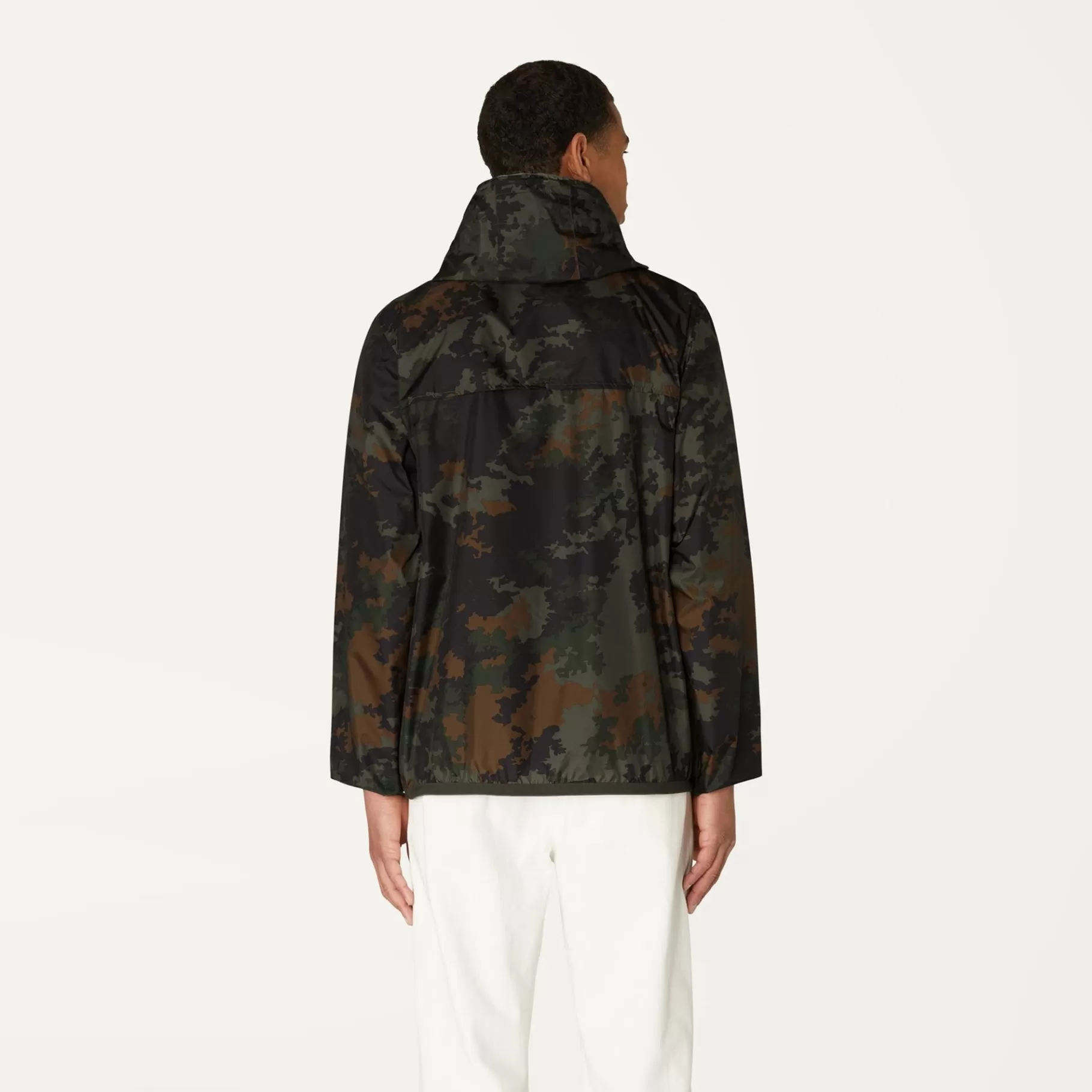 Coats And Long Jackets*K-WAY Le Vrai 3.0 Claude Graphic - Jackets - Mid - Unisex - Dark Camouflage