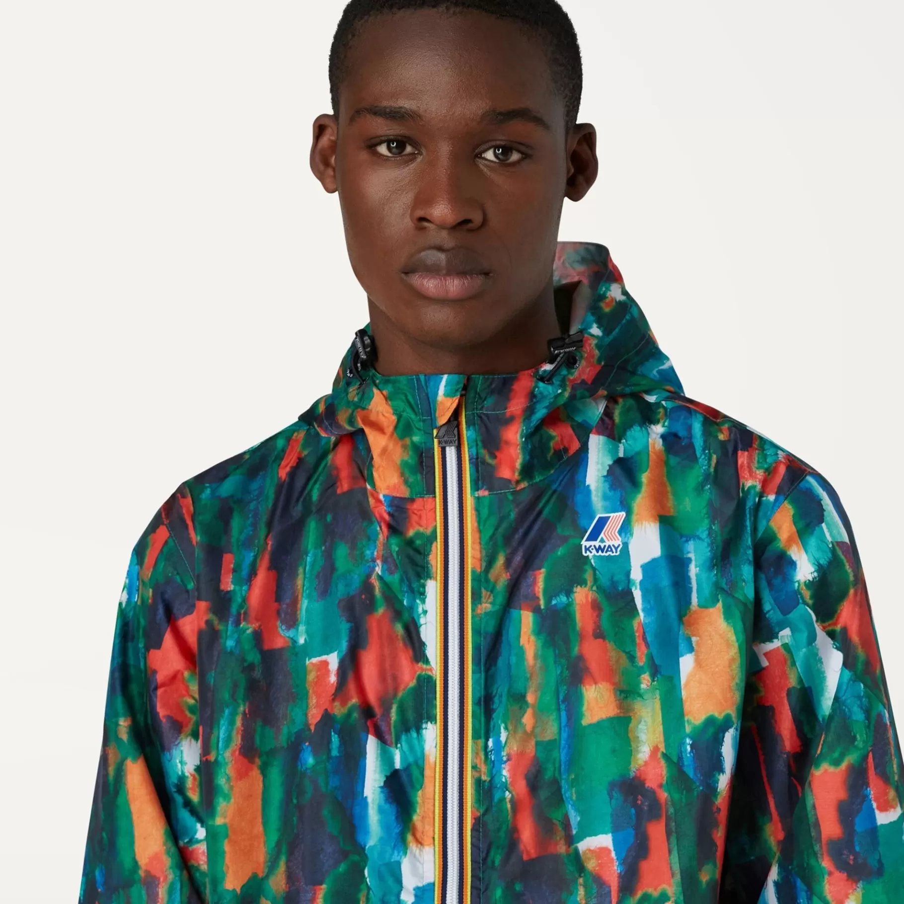 Coats And Long Jackets*K-WAY Le Vrai 3.0 Claude Graphic - Jackets - Mid - Unisex - Multicolor Abstract