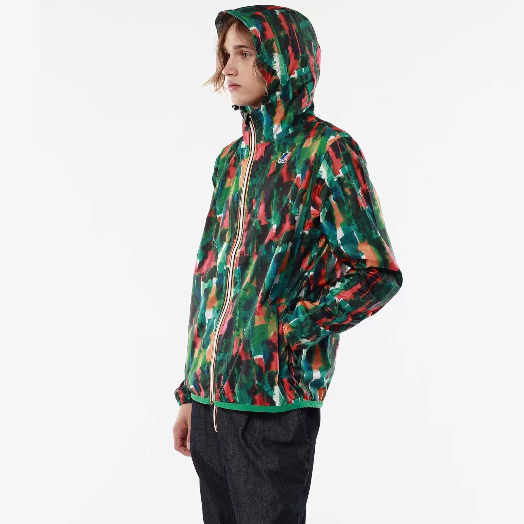 Coats And Long Jackets*K-WAY Le Vrai 3.0 Claude Graphic - Jackets - Mid - Unisex - Multicolor Abstract
