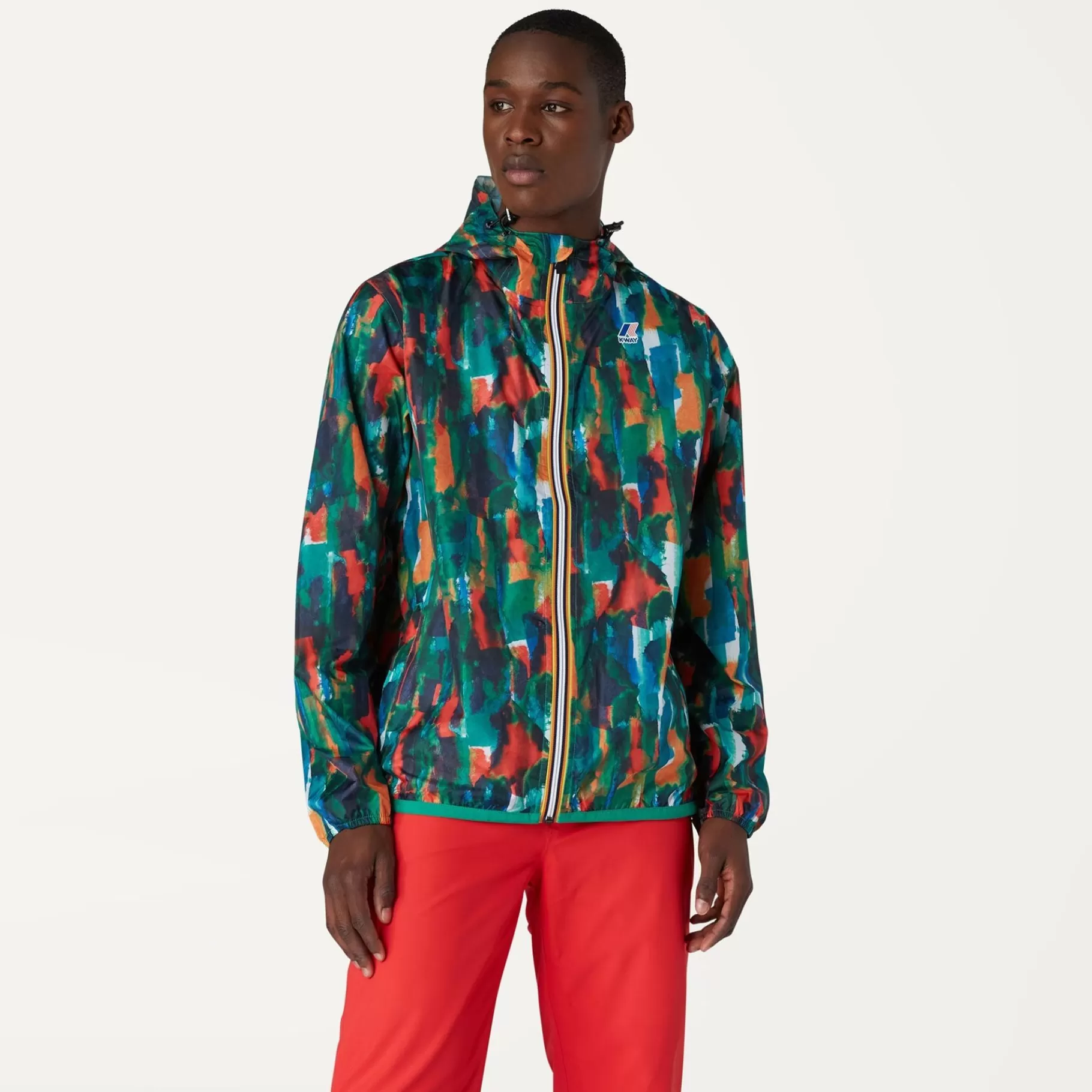 Coats And Long Jackets*K-WAY Le Vrai 3.0 Claude Graphic - Jackets - Mid - Unisex - Multicolor Abstract