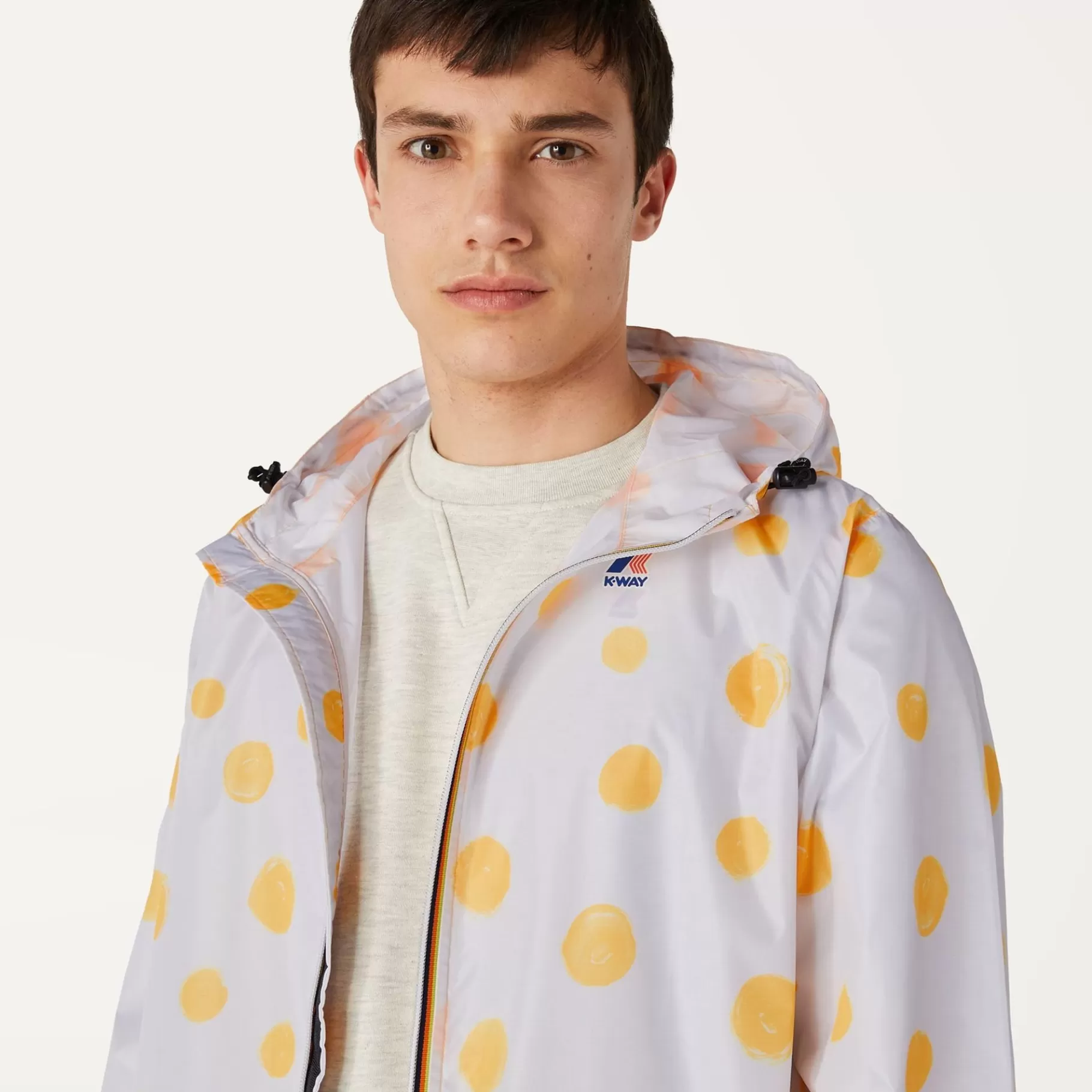 Coats And Long Jackets*K-WAY Le Vrai 3.0 Claude Graphic - Jackets - Mid - Unisex - Pois Mid