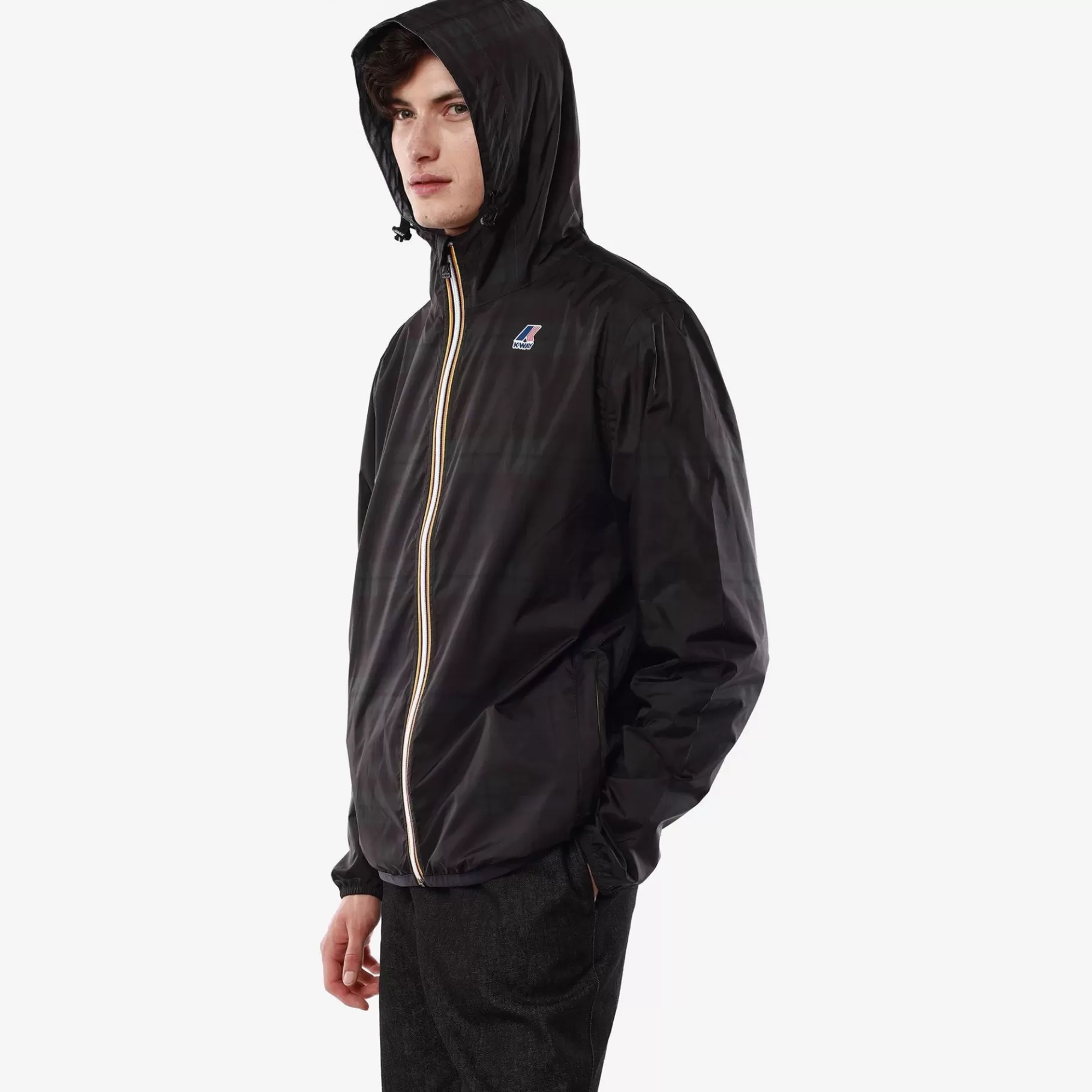 Le Vrai Classic*K-WAY Le Vrai 3.0 Claude Graphic - Jackets - Mid - Unisex - Tartan Blue Green