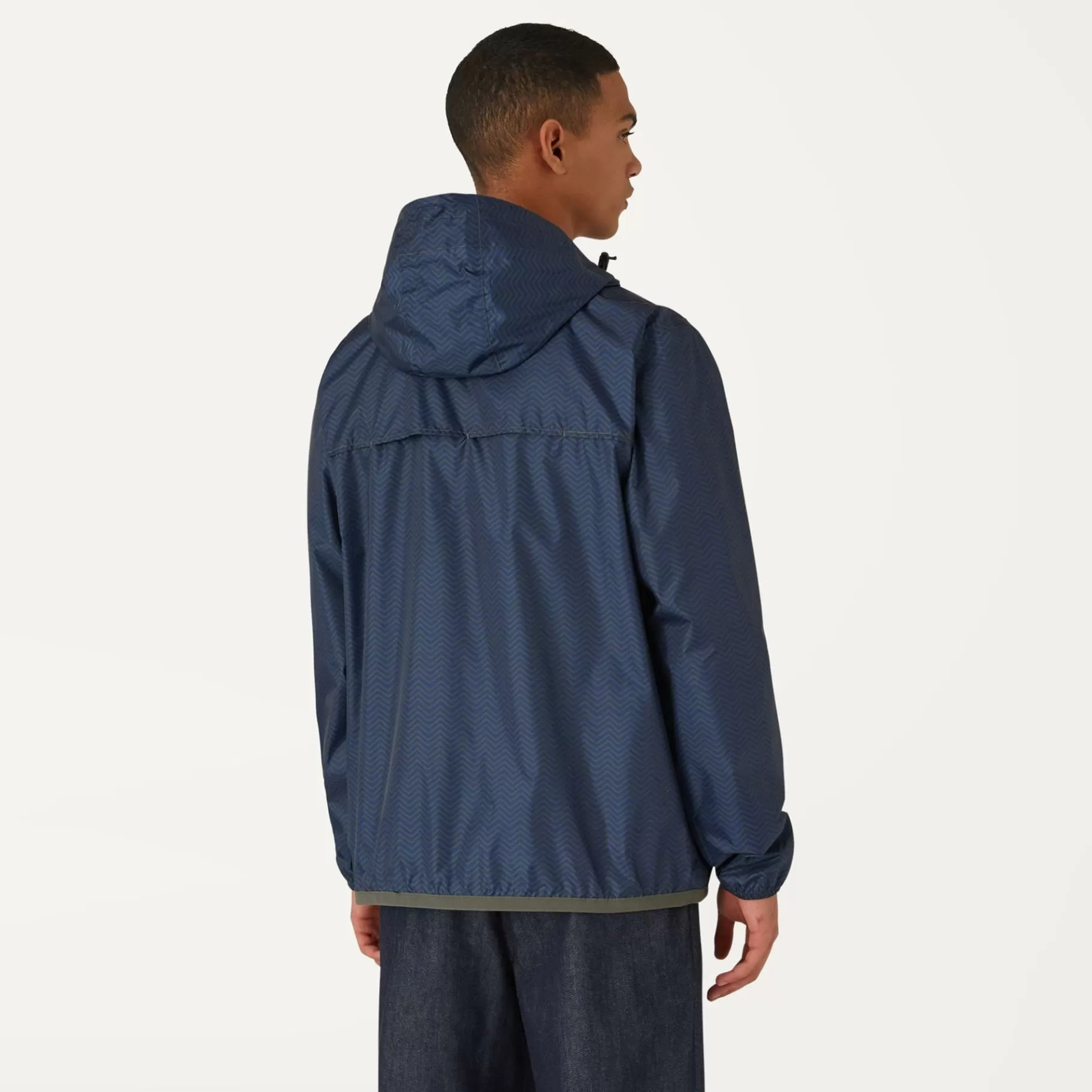 Coats And Long Jackets*K-WAY Le Vrai 3.0 Claude Graphic - Jackets - Mid - Unisex - Twill Blue