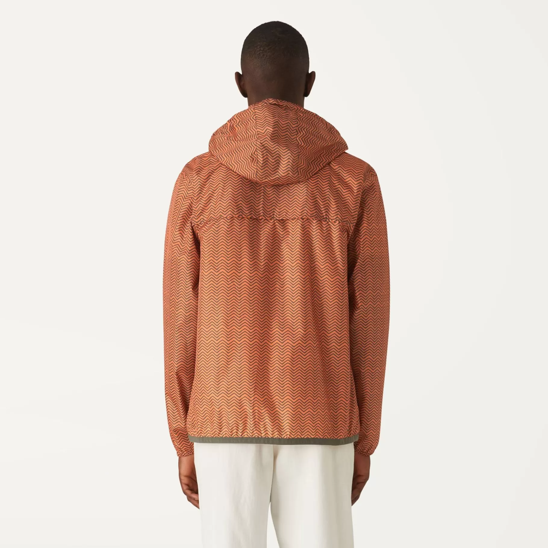 Le Vrai Classic*K-WAY Le Vrai 3.0 Claude Graphic - Jackets - Mid - Unisex - Twill Orange