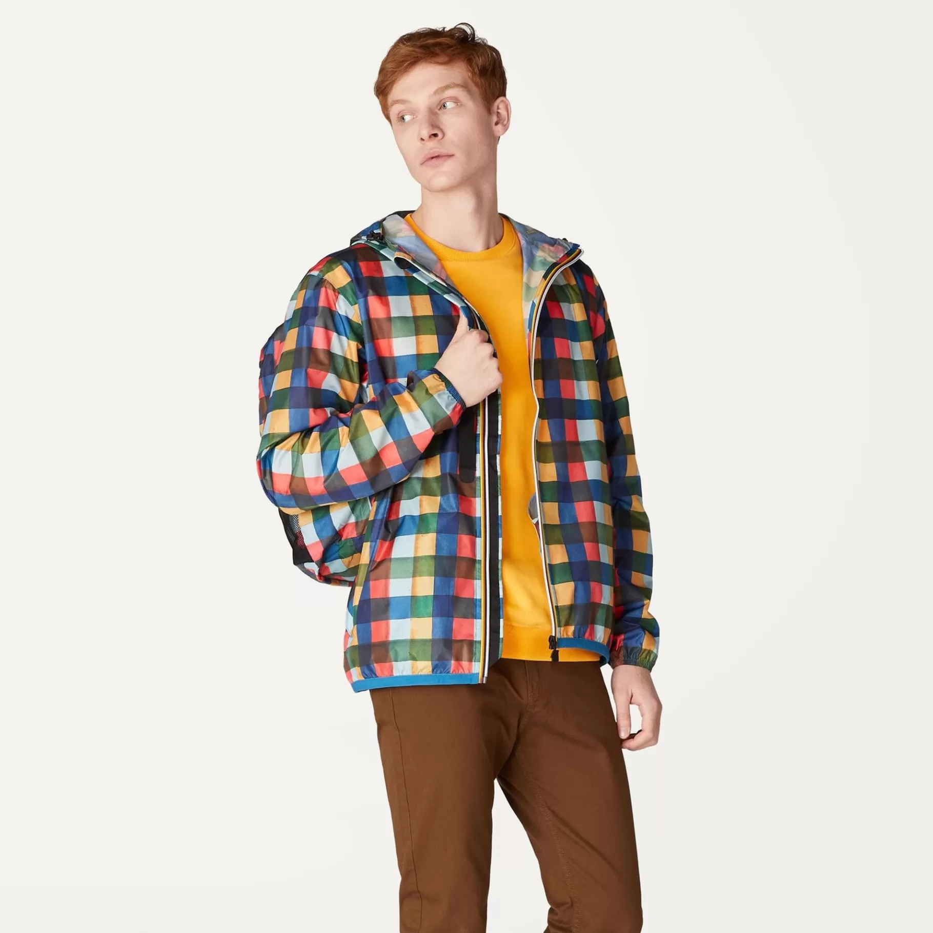 Le Vrai Classic*K-WAY Le Vrai 3.0 Claude Graphic - Jackets - Mid - Unisex - Vichy Big