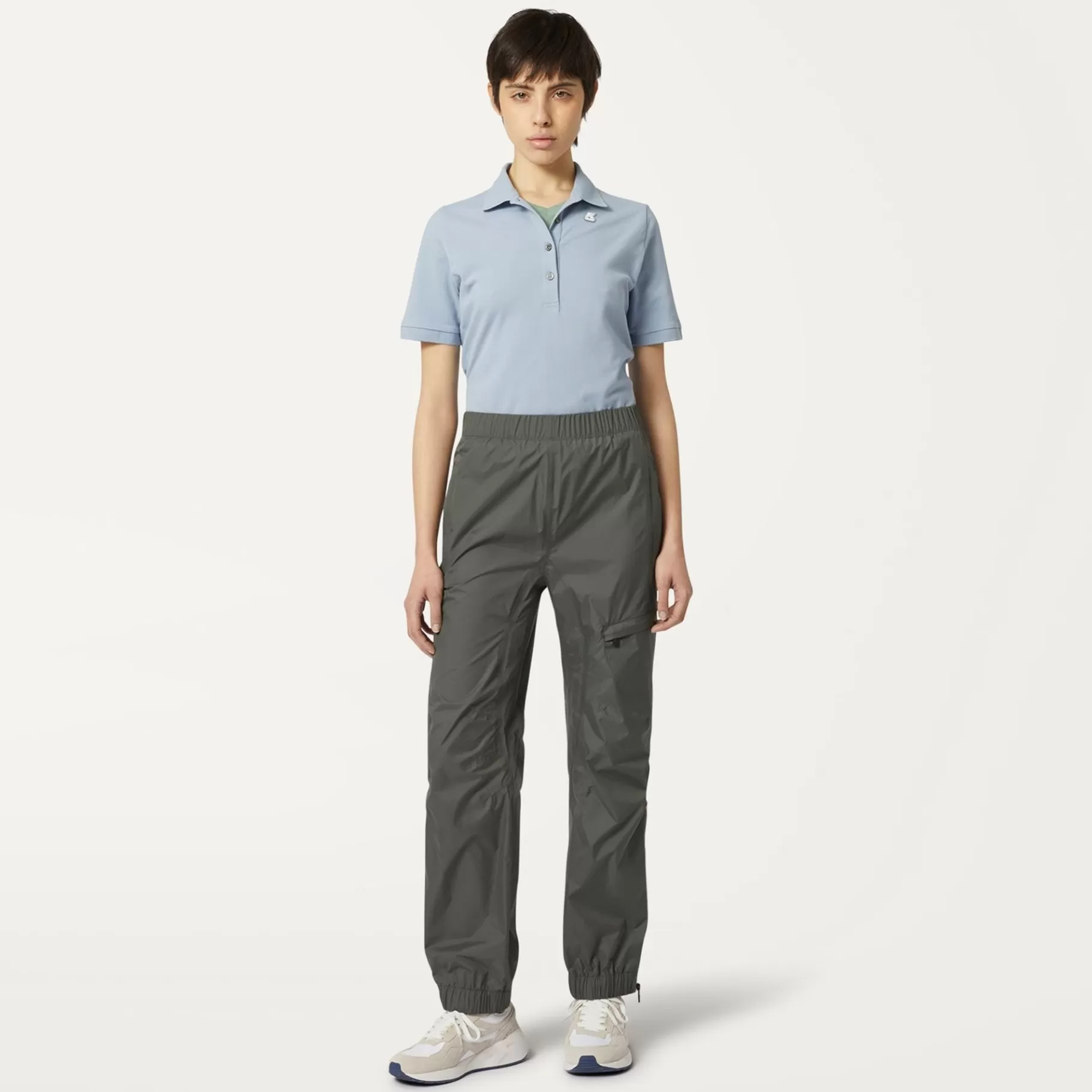 Trousers*K-WAY Le Vrai 3.0 Edgard - Pants - Sport Trousers - Unisex - Green Blackish